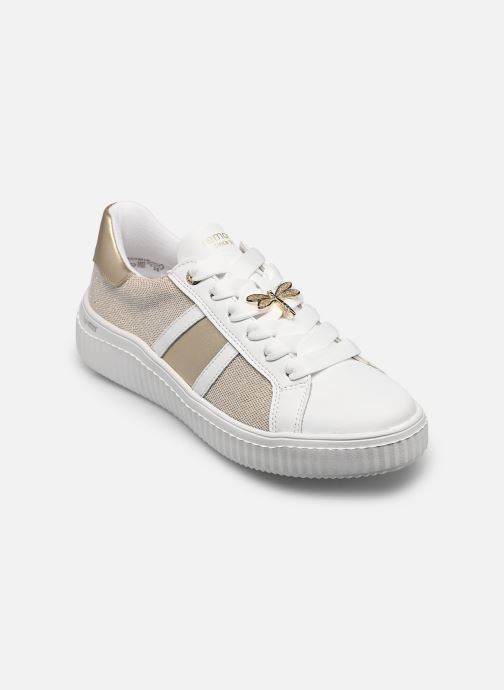 Remonte Lage sneakers D3E01 dames goud en brons
