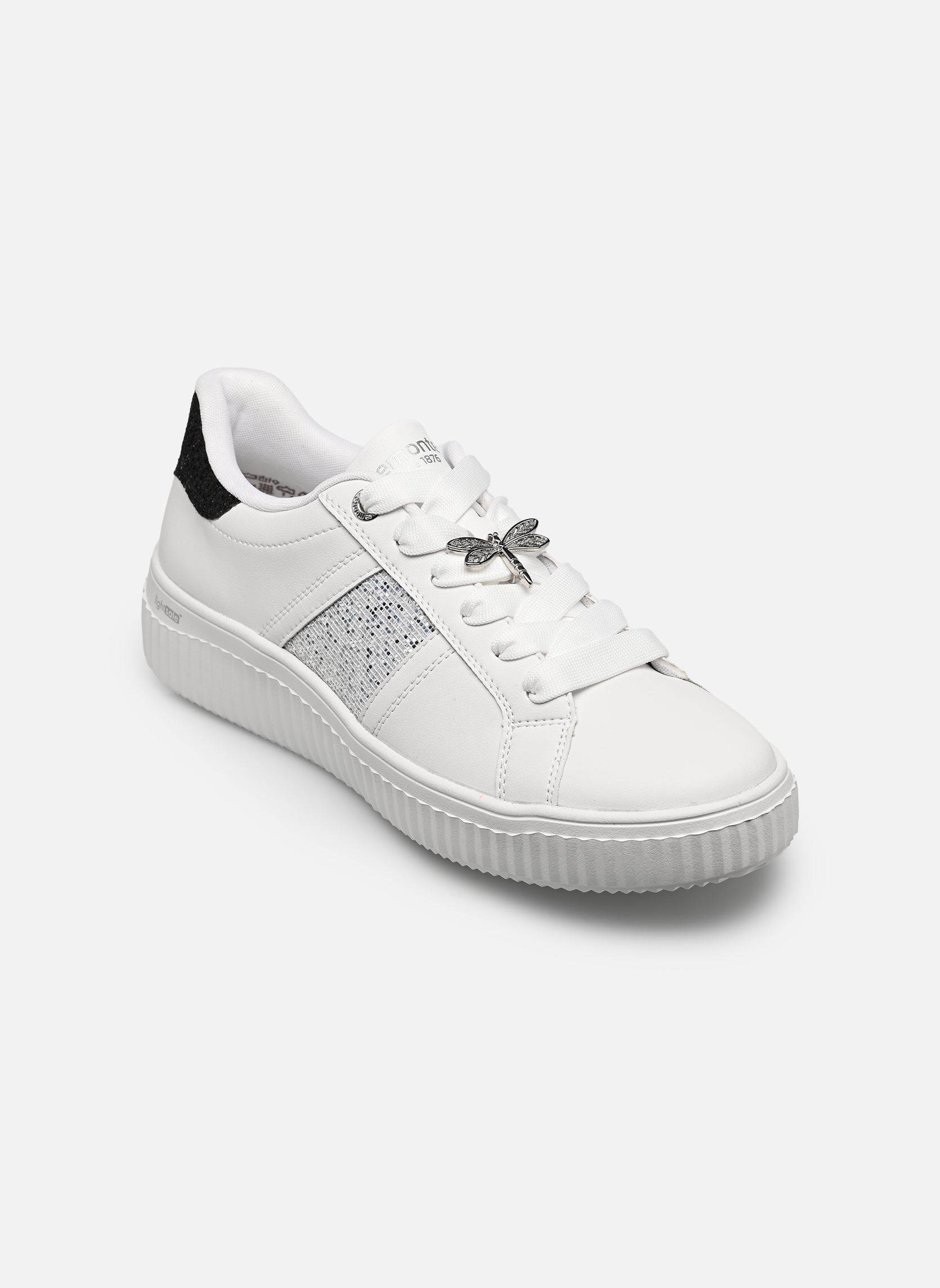 Lage sneakers D3E02 dames wit Remonte Lage sneakers D3E02 dames wit WEISS/SILVER/SCHWARZ/WEISS