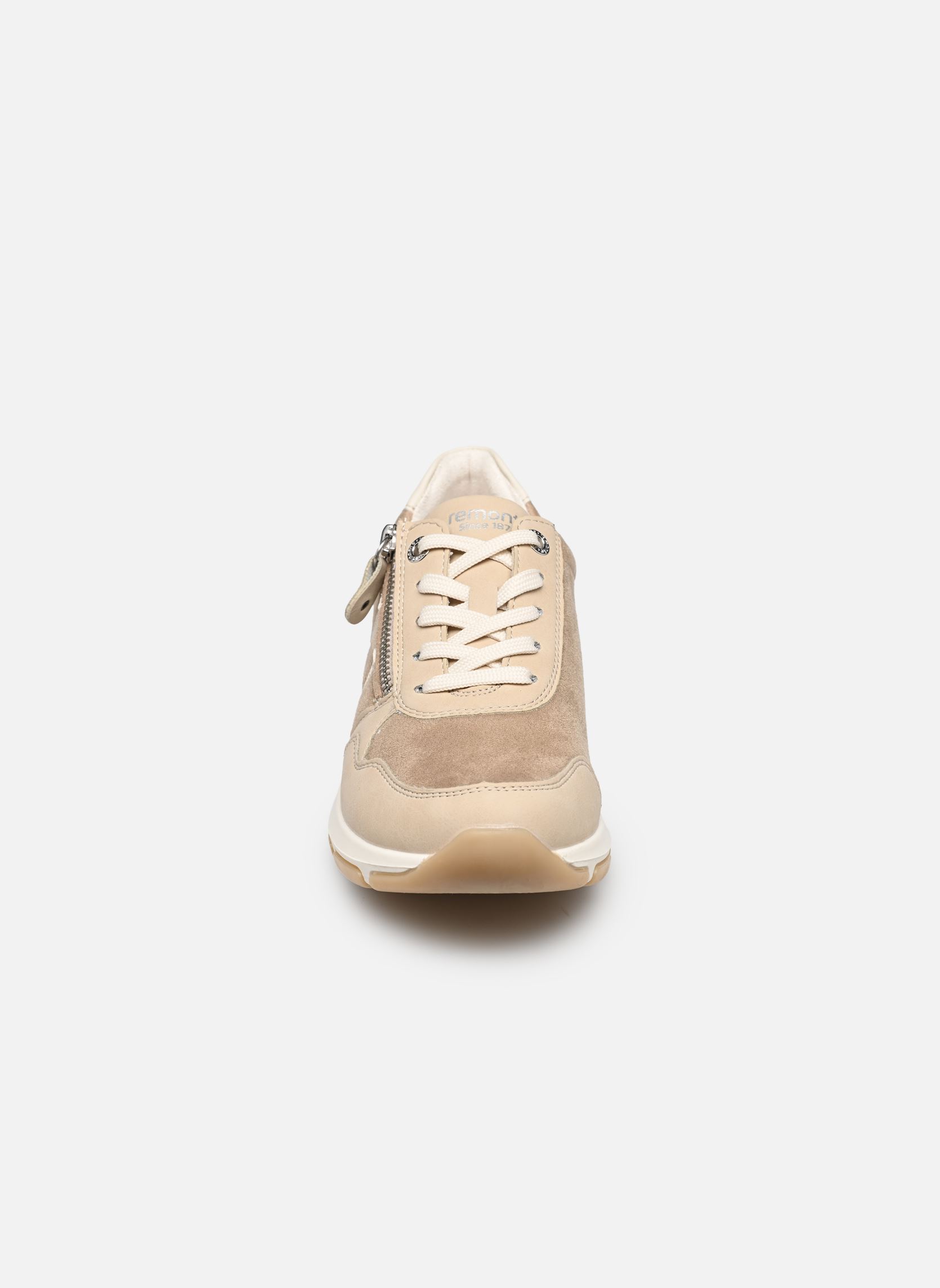 Lage sneakers D1S04 dames beige Remonte Lage sneakers D1S04 dames beige PERLE/JUTE/PORZELLAN