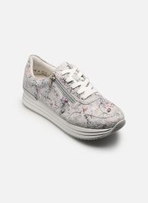 Sleehak sneakers D1326 dames meerkleurig Remonte Sleehak sneakers D1326 dames meerkleurig WHITE-MULTI