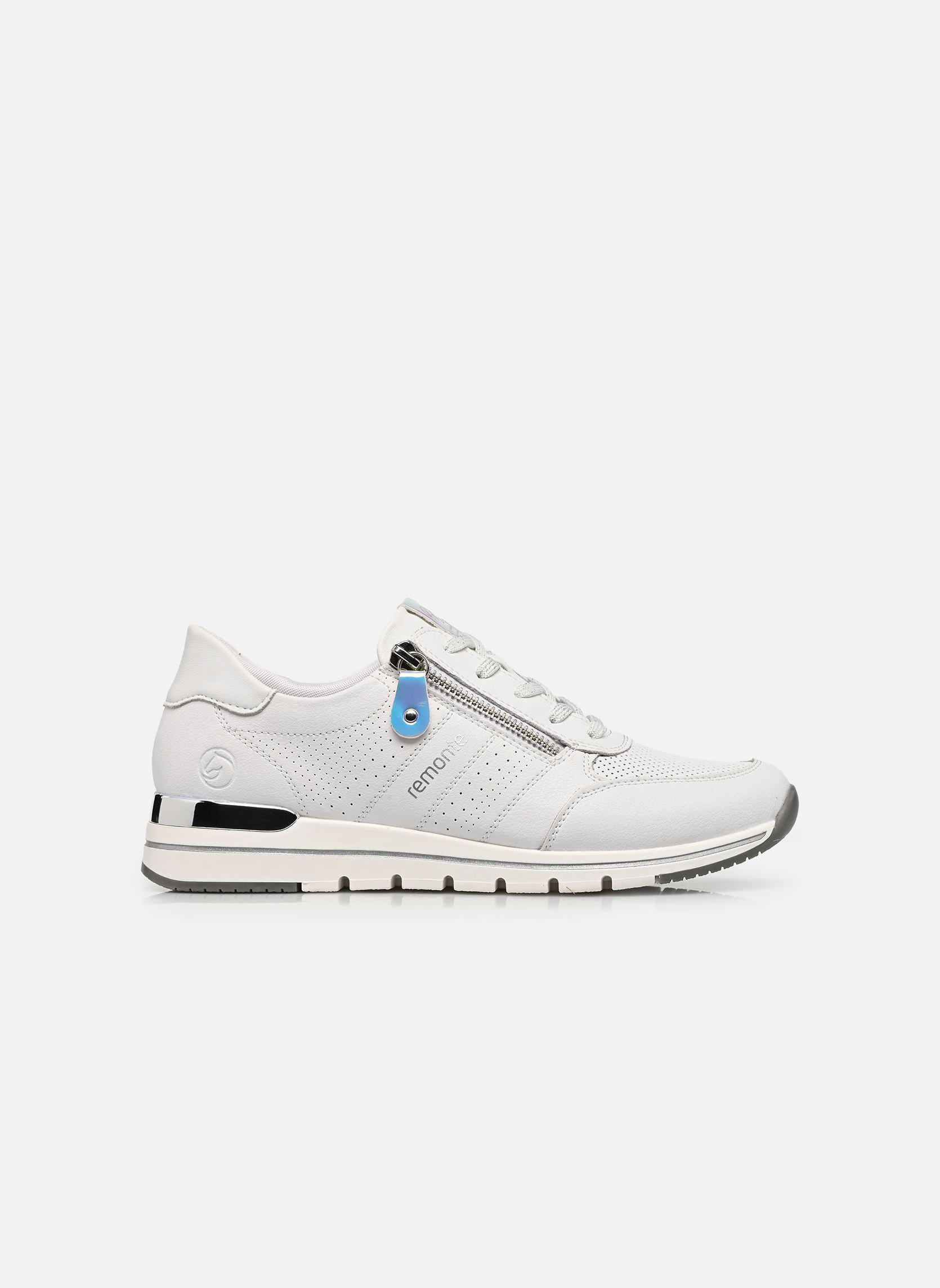 Lage sneakers R6705 dames wit Remonte Lage sneakers R6705 dames wit WEISS/SILBER-MULTI/WEISS