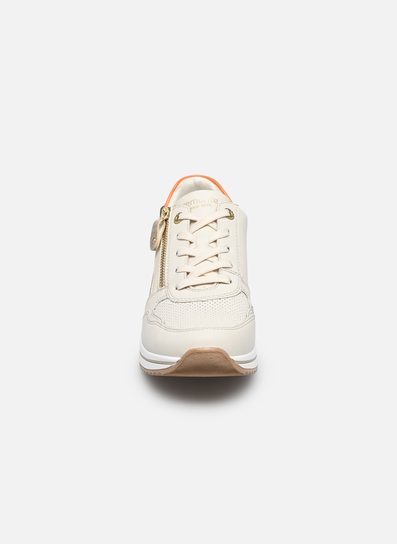 Sleehak sneakers D0T10 dames wit Remonte Sleehak sneakers D0T10 dames wit OFFWHITE/PORZELLAN/SALBEI/MUSC