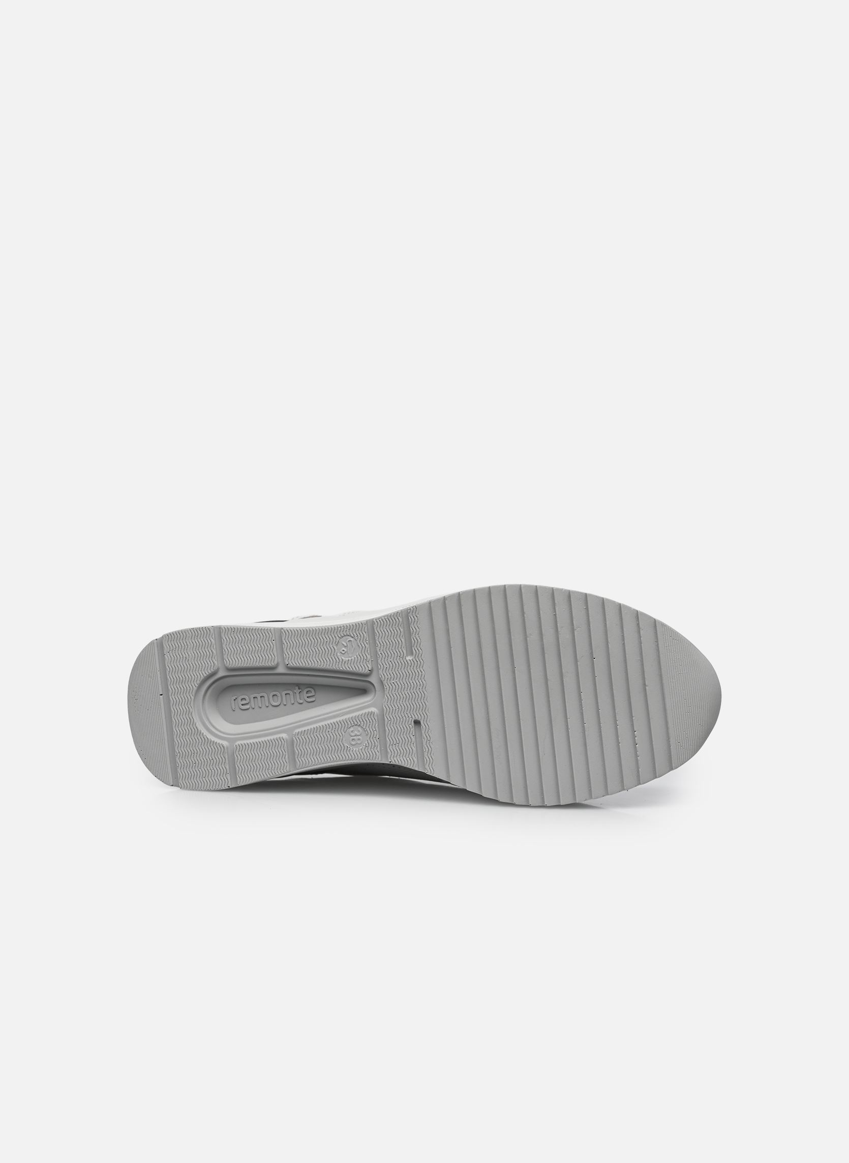 Baskets compensées D0T06 femme blanc Remonte Baskets compensées D0T06 femme blanc WEISS/WEISS/SILVER