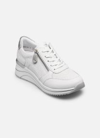 Baskets compensées D0T06 femme blanc