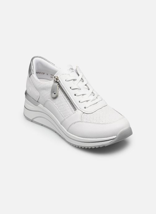 Remonte Baskets compensées D0T06 femme blanc