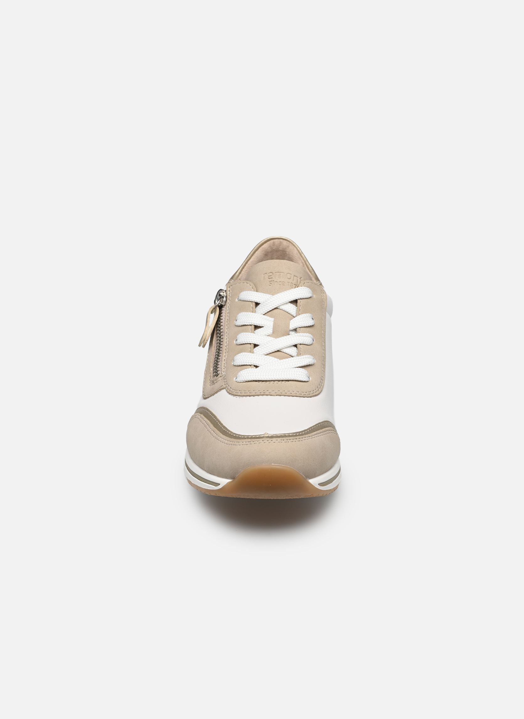 Lage sneakers R6709 dames wit Remonte Lage sneakers R6709 dames wit GINGER/PALEGOLD/WEISS
