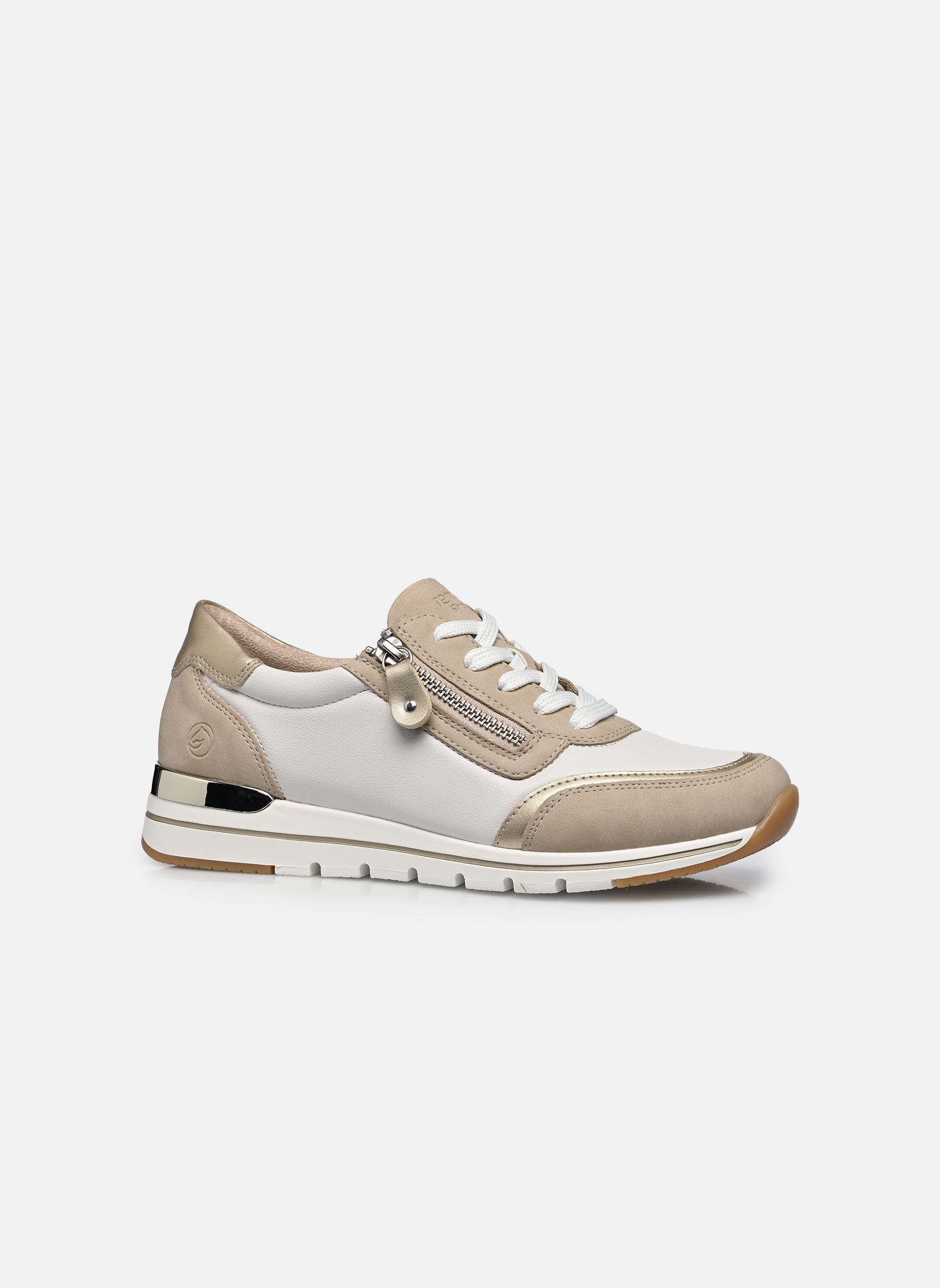 Lage sneakers R6709 dames wit Remonte Lage sneakers R6709 dames wit GINGER/PALEGOLD/WEISS