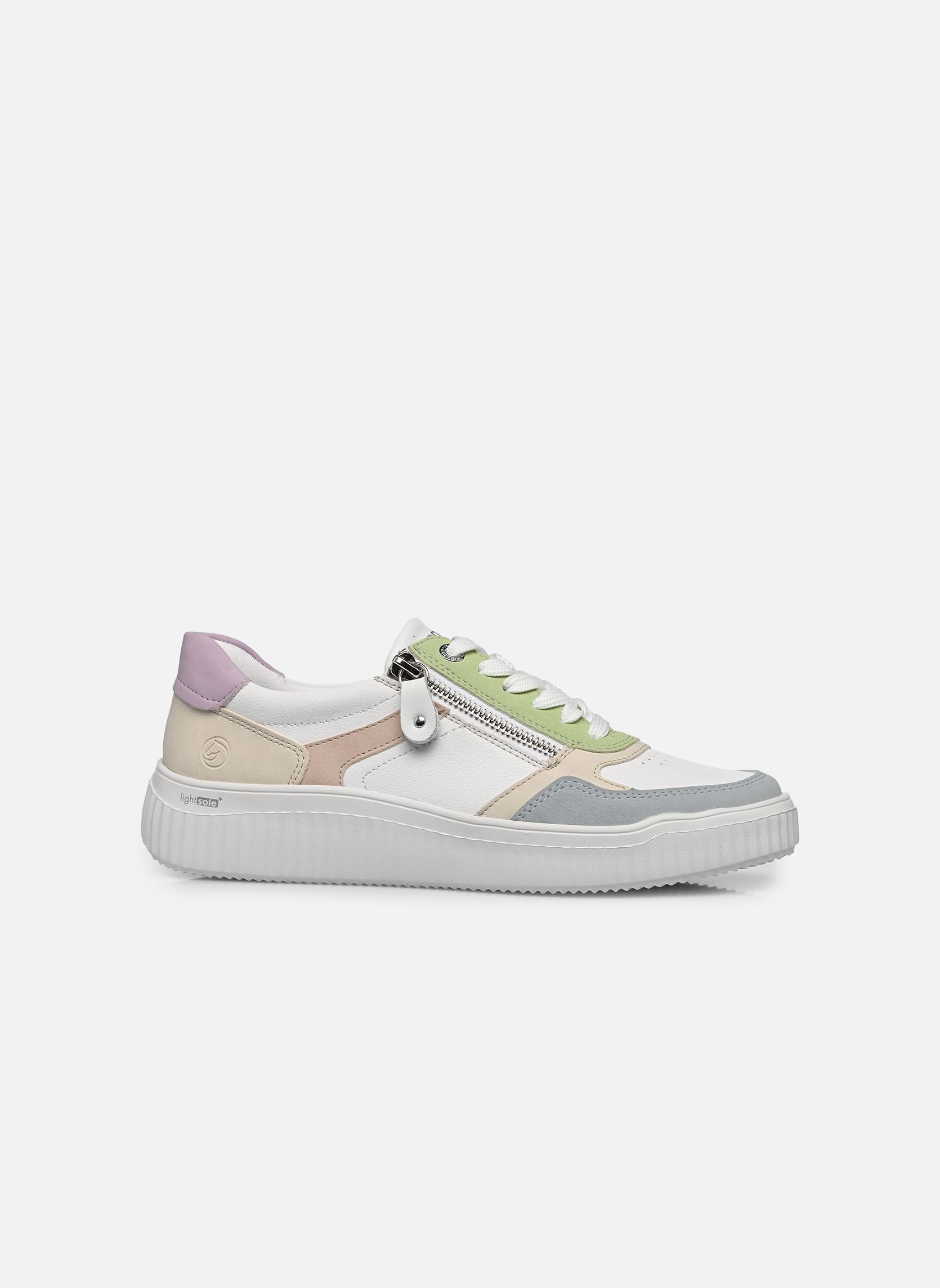 Lage sneakers D3E05 dames meerkleurig Remonte Lage sneakers D3E05 dames meerkleurig BLEU/WEISS/CREMA/LIGHTMINT/ROS