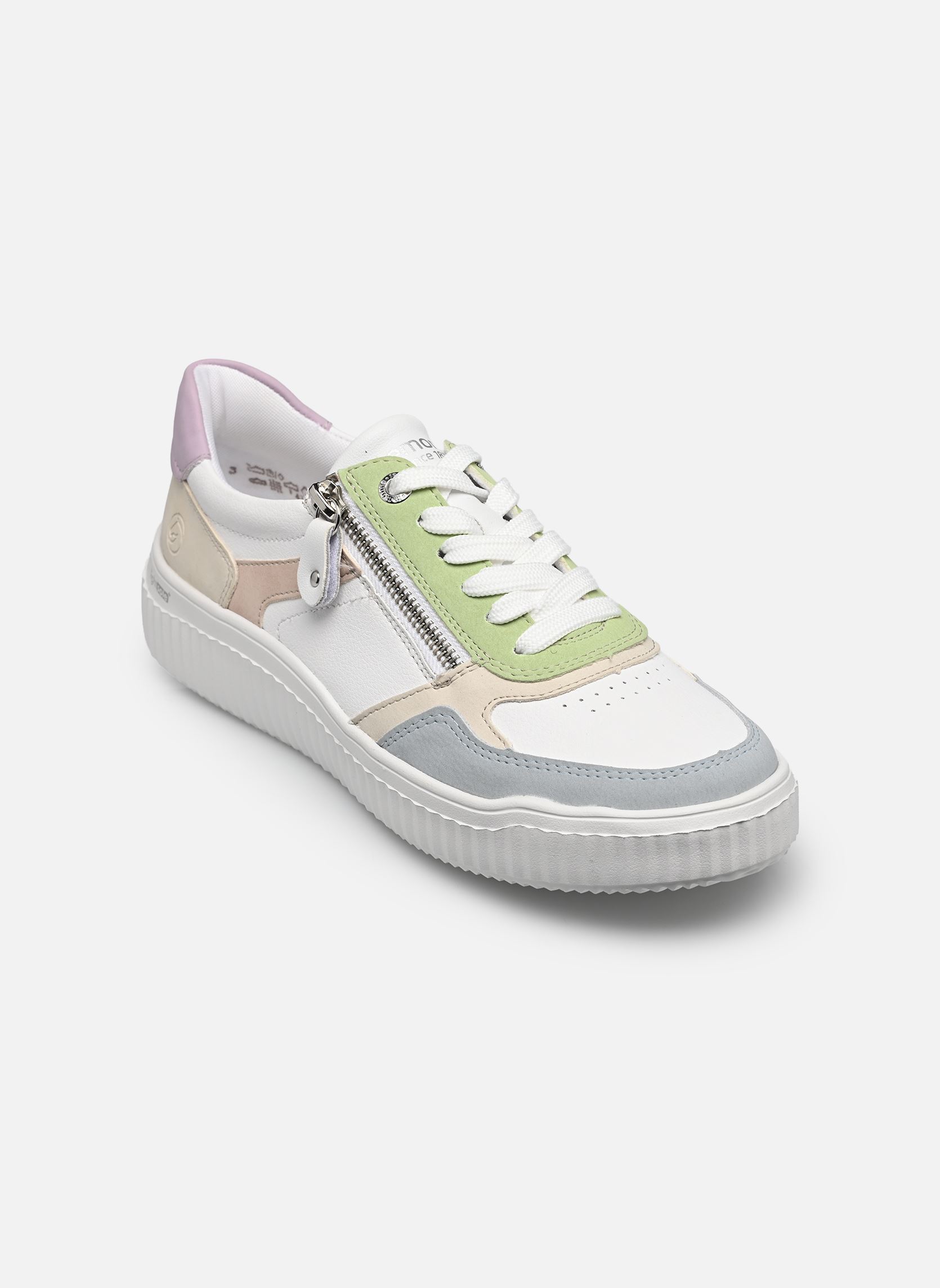 Lage sneakers D3E05 dames meerkleurig Remonte Lage sneakers D3E05 dames meerkleurig BLEU/WEISS/CREMA/LIGHTMINT/ROS