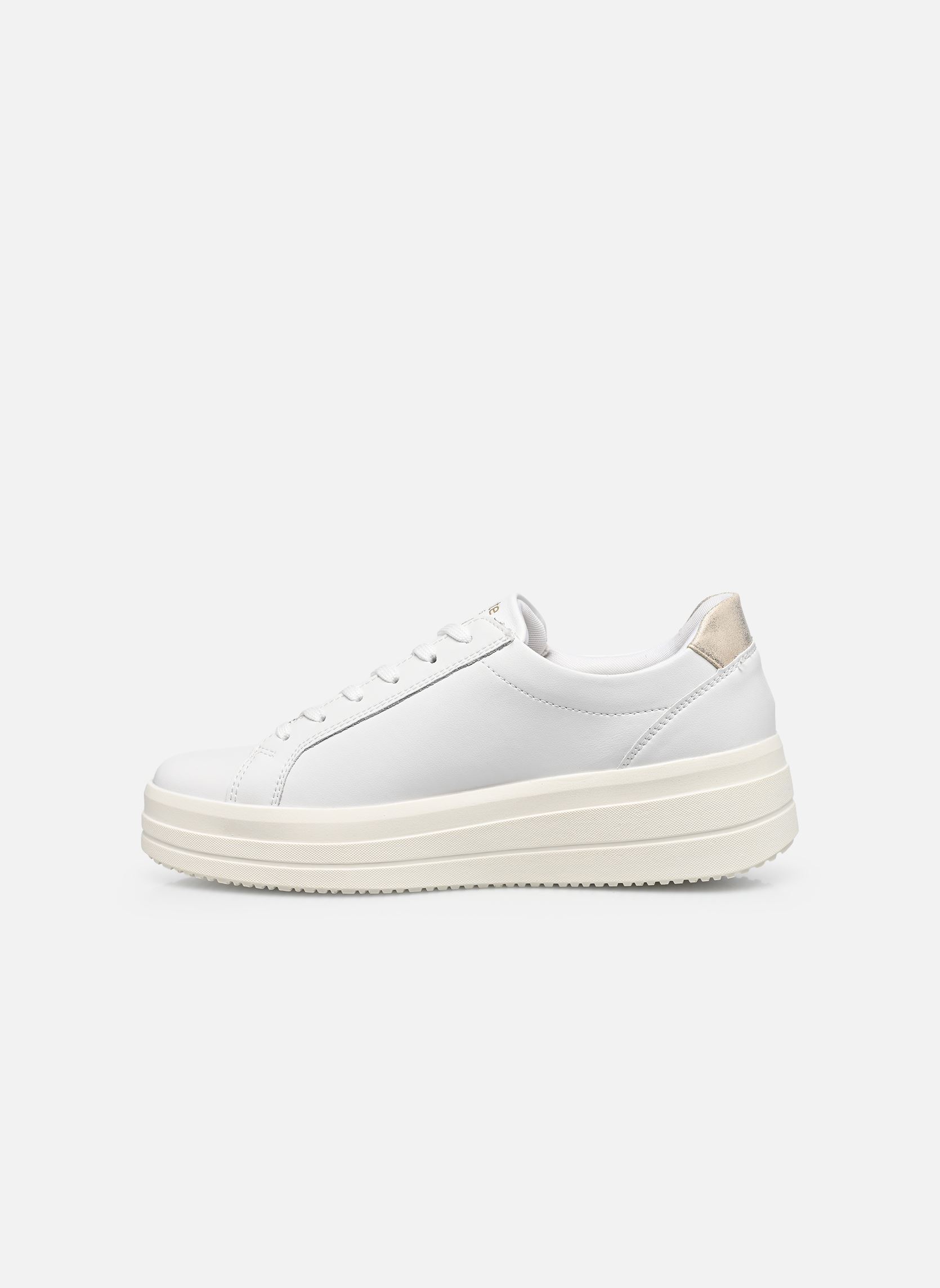 Sleehak sneakers D1C11 dames wit Remonte Sleehak sneakers D1C11 dames wit WEISS/LIGHTGOLD/MUSCHEL/WEISS