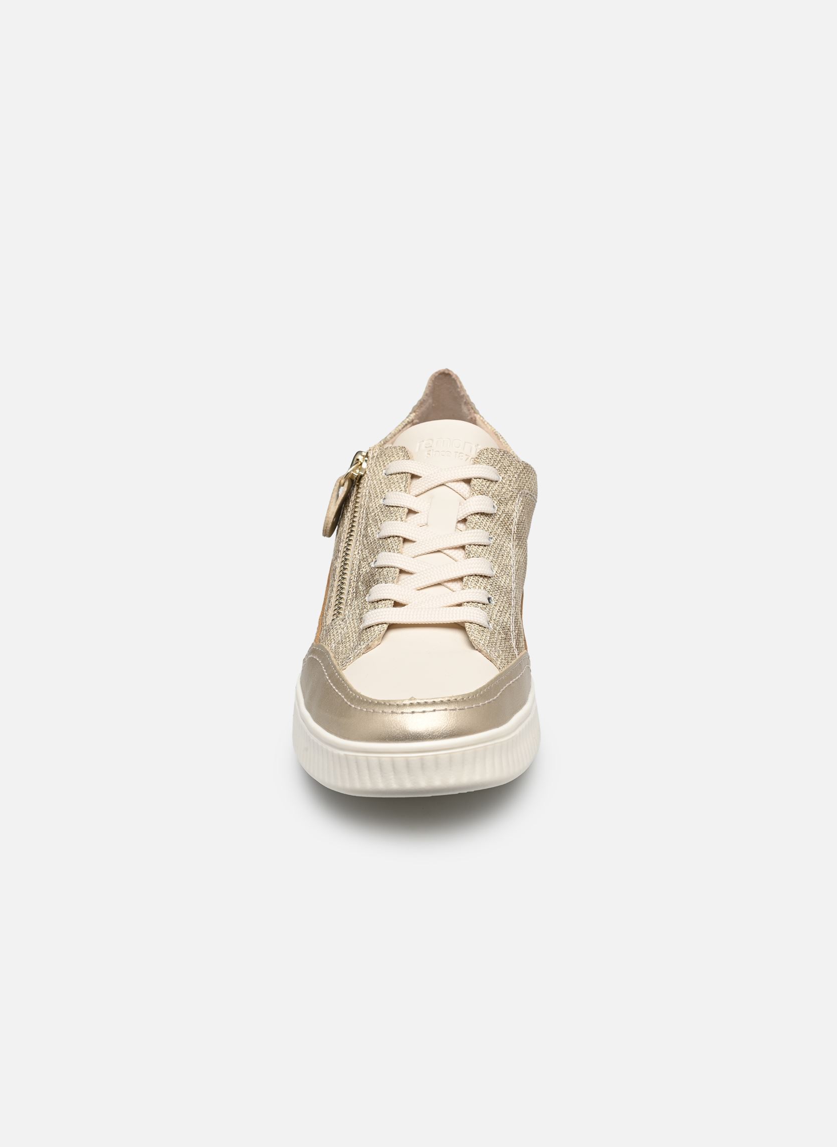 Lage sneakers D2E06 dames goud en brons Remonte Lage sneakers D2E06 dames goud en brons PALEGOLD/PORZELLAN/MUSCHEL/MAR