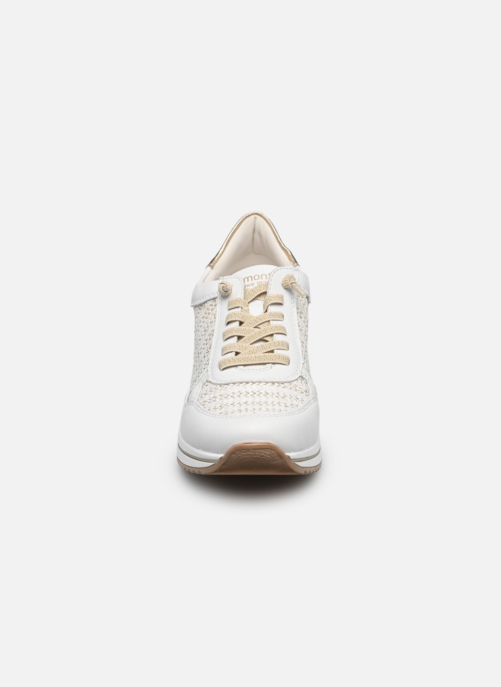 Sleehak sneakers D0T20 dames wit Remonte Sleehak sneakers D0T20 dames wit WEISS/WEISS-GOLD/MUSCHEL/LIGHT