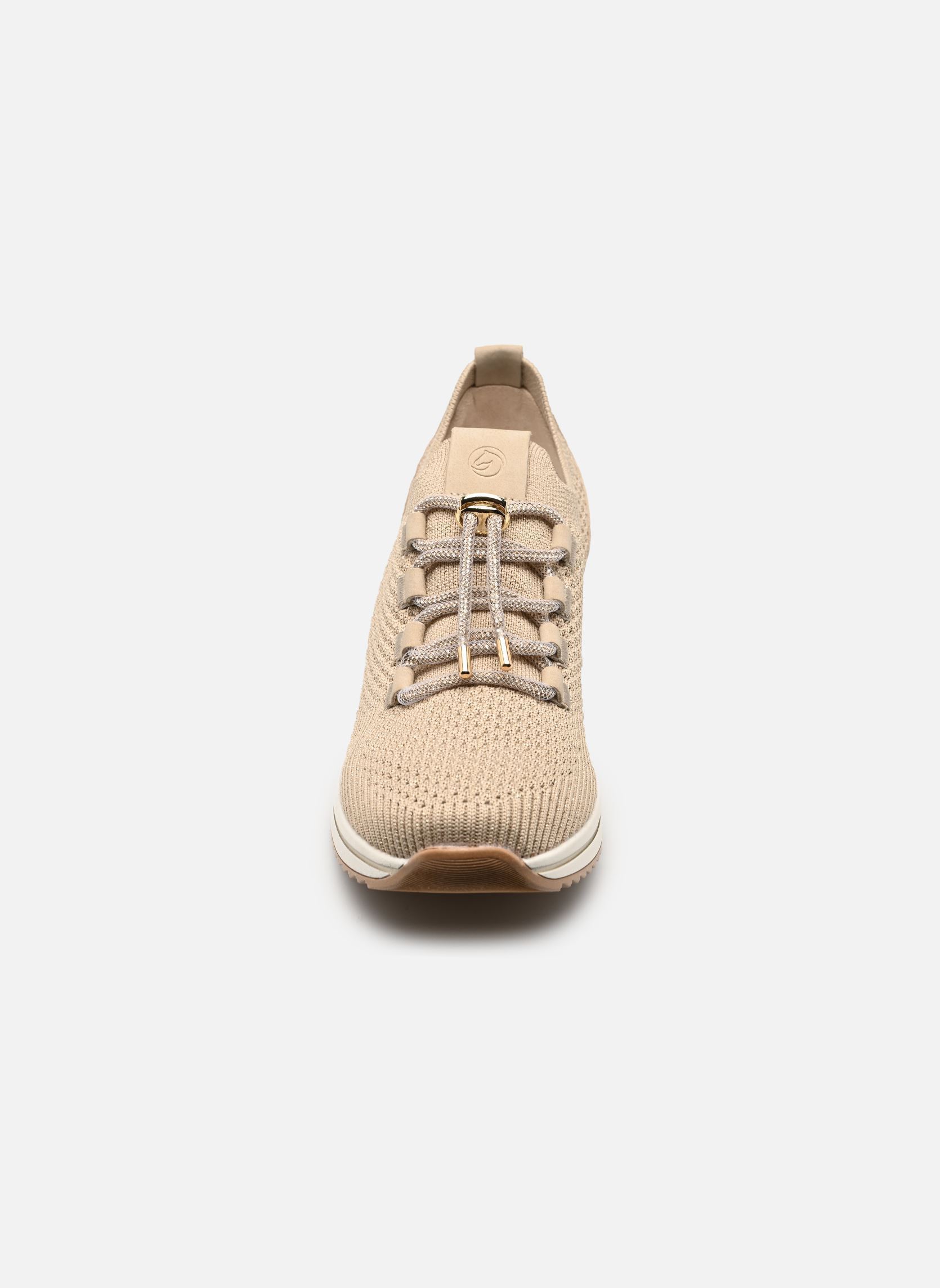Sleehak sneakers D0T18 dames beige Remonte Sleehak sneakers D0T18 dames beige PEBBLE-GLAM/GINGER/ALLOY
