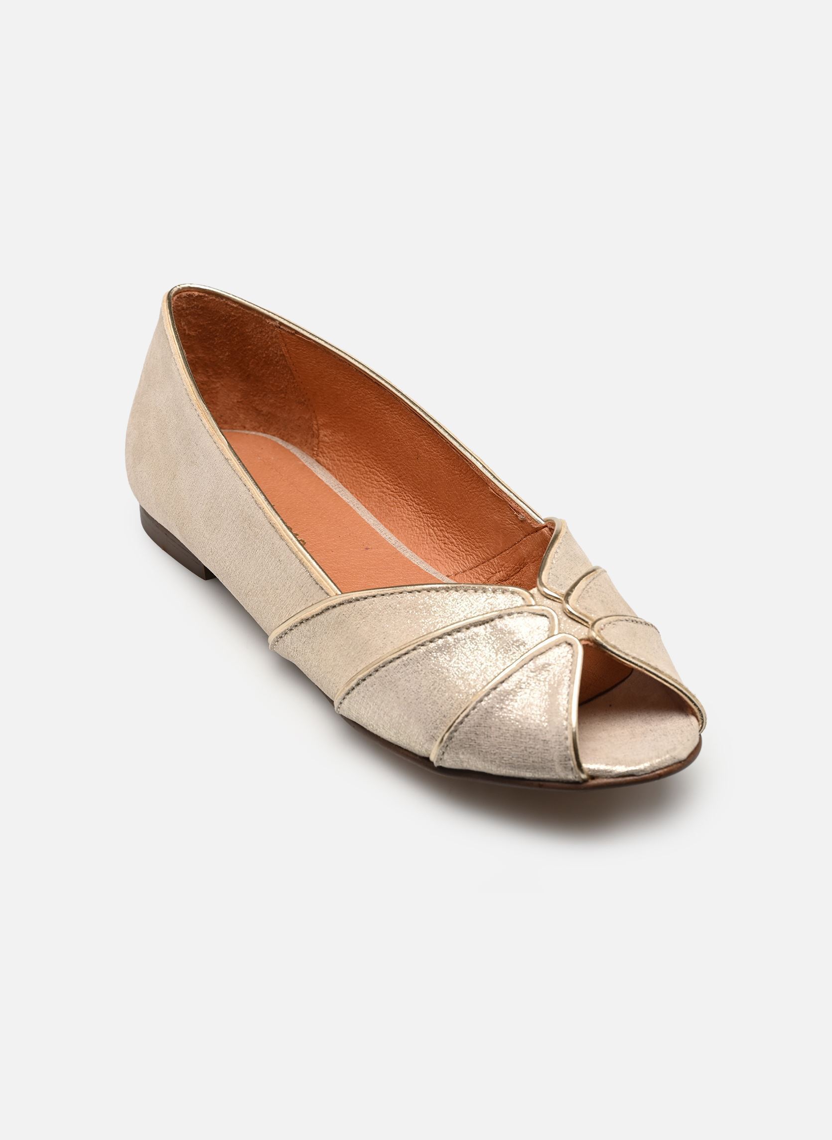 Ballerines classiques Candrillon femme or et bronze Georgia Rose Ballerines classiques Candrillon femme or et bronze OR