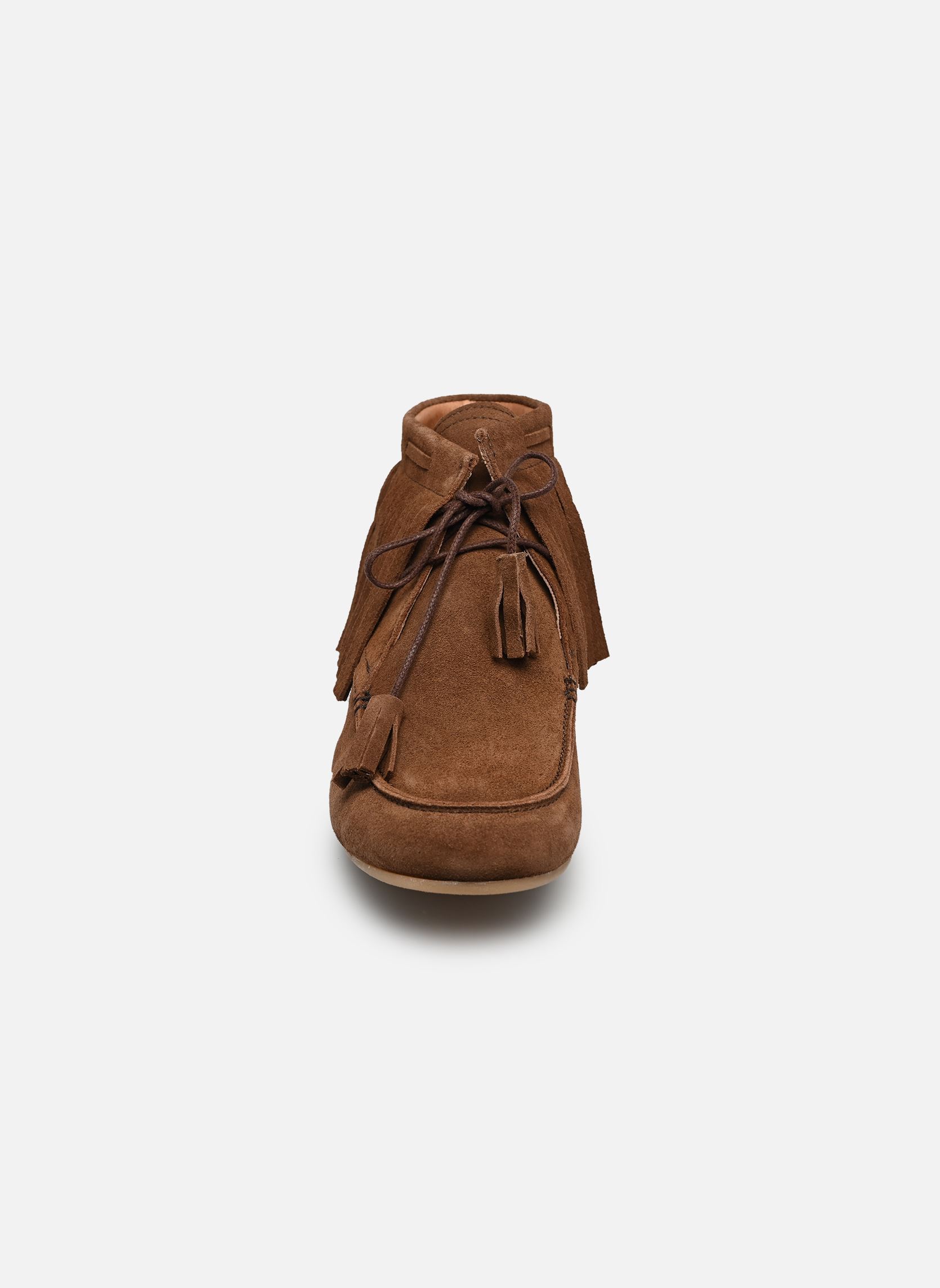 Niedrige Ankle Boots Apache damen braun Georgia Rose Niedrige Ankle Boots Apache damen braun CHOCOLAT
