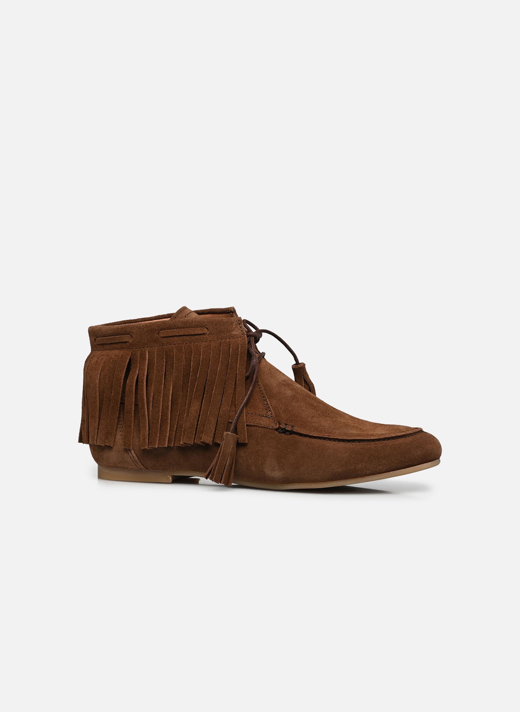 Niedrige Ankle Boots Apache damen braun Georgia Rose Niedrige Ankle Boots Apache damen braun CHOCOLAT