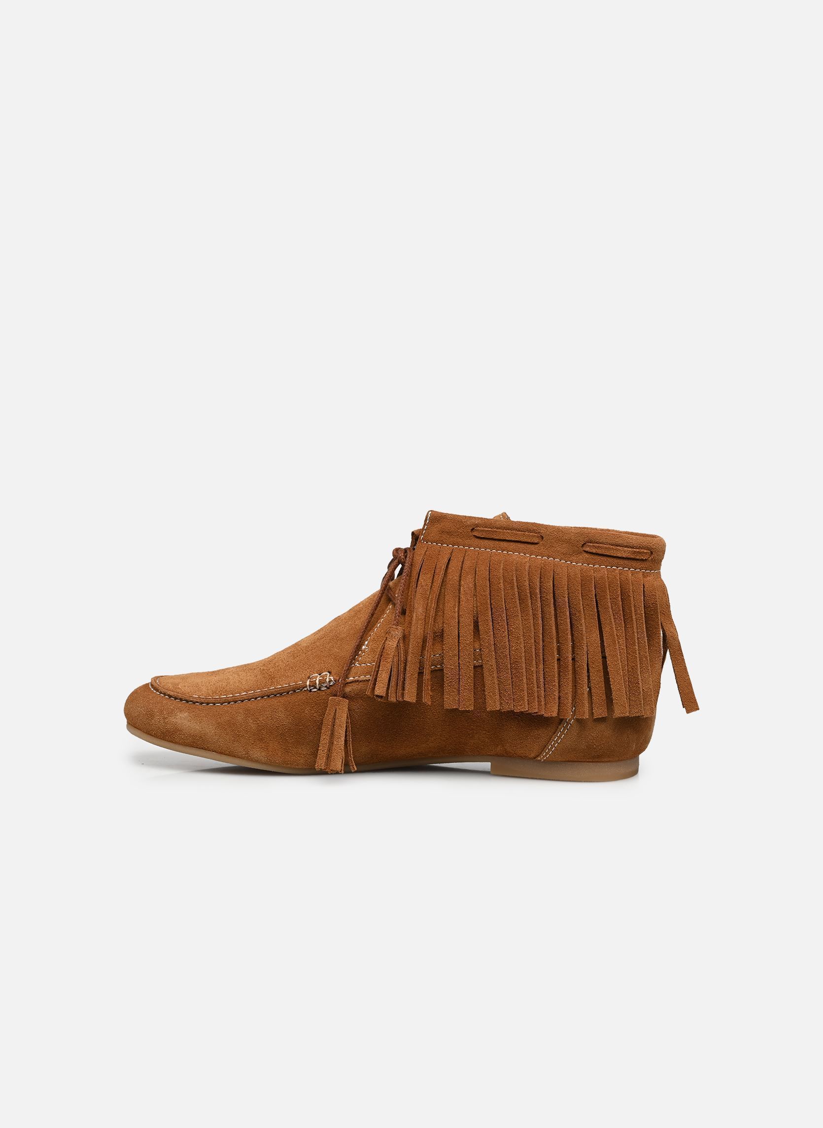 Niedrige Ankle Boots Apache damen braun Georgia Rose Niedrige Ankle Boots Apache damen braun COGNAC