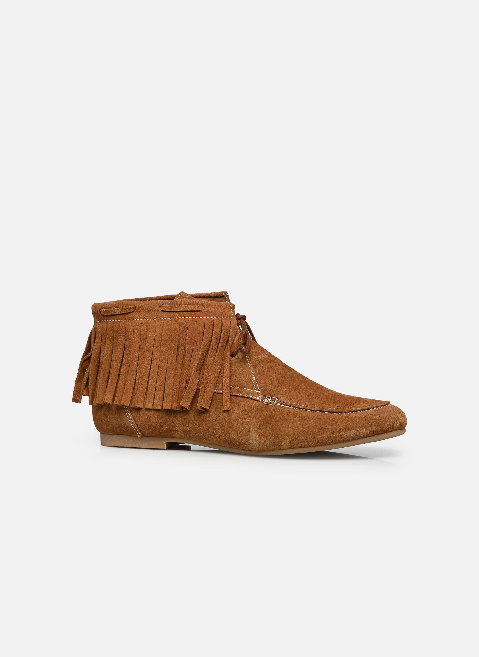 Niedrige Ankle Boots Apache damen braun Georgia Rose Niedrige Ankle Boots Apache damen braun COGNAC