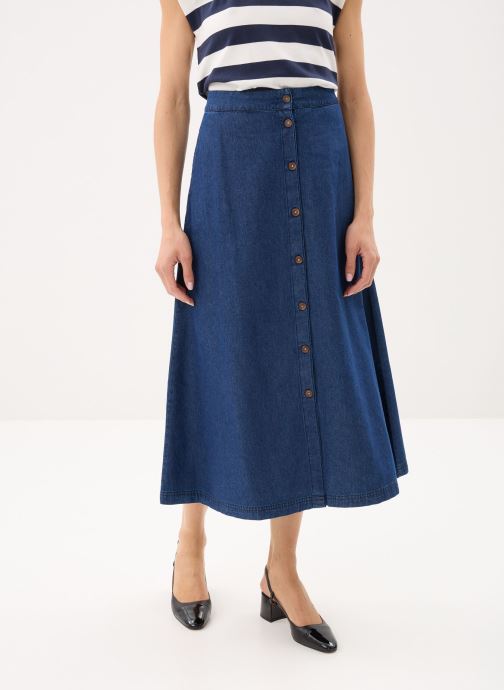 MADE BY Lange rokken JDENIM-COROLLE dames blauw