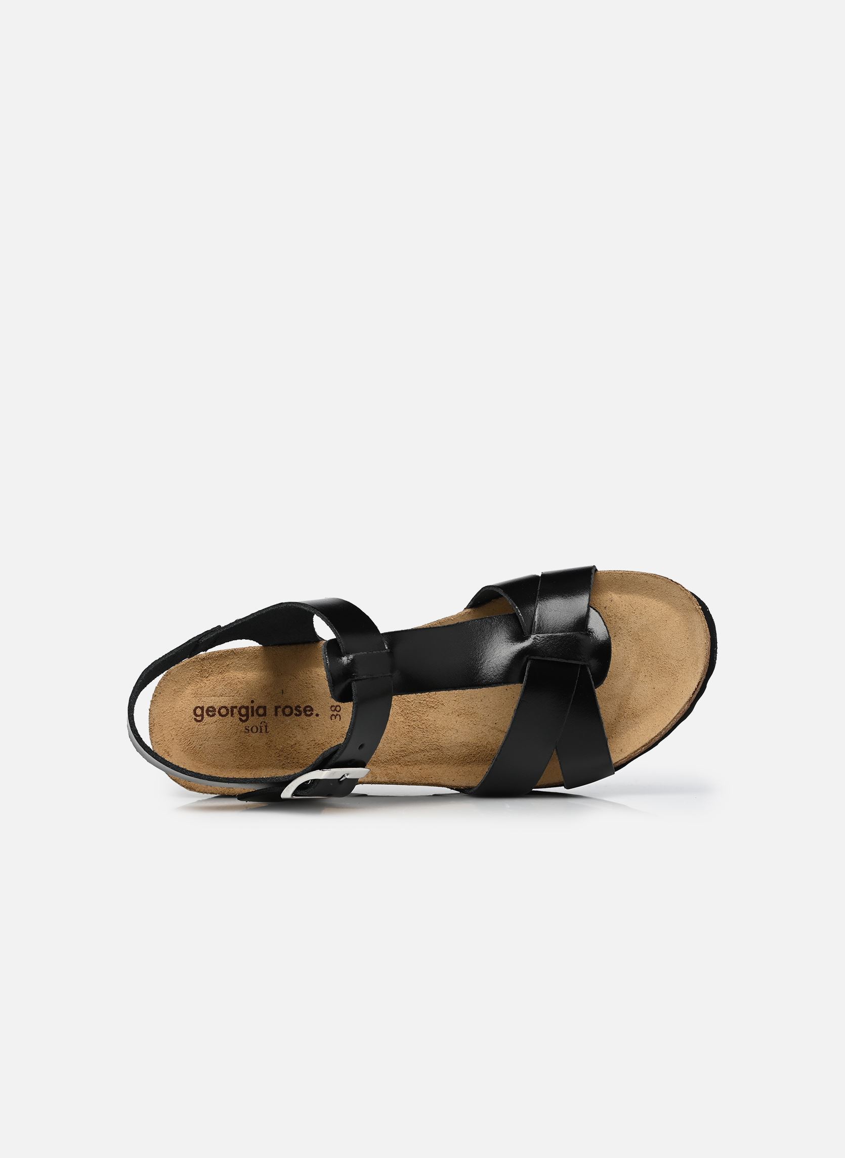 Sandales compensées et plateformes Reanne femme noir Georgia Rose Soft Sandales compensées et plateformes Reanne femme noir Noir