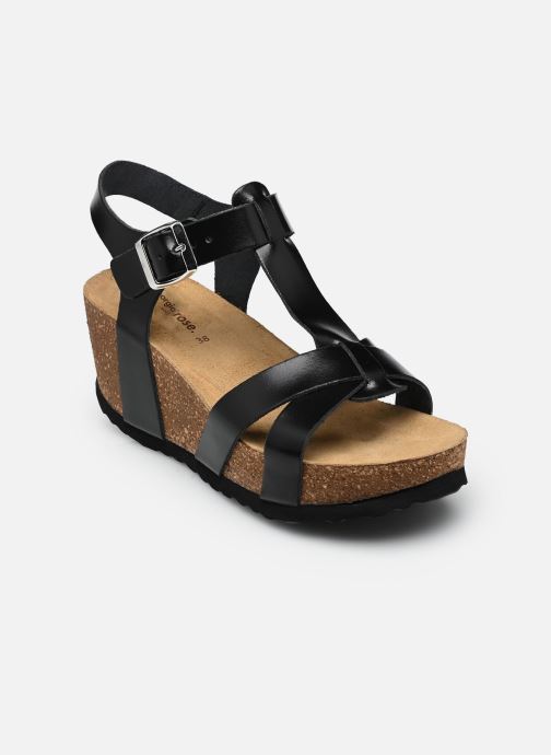 Georgia Rose Soft Keil- und Plateausandalen Reanne damen schwarz