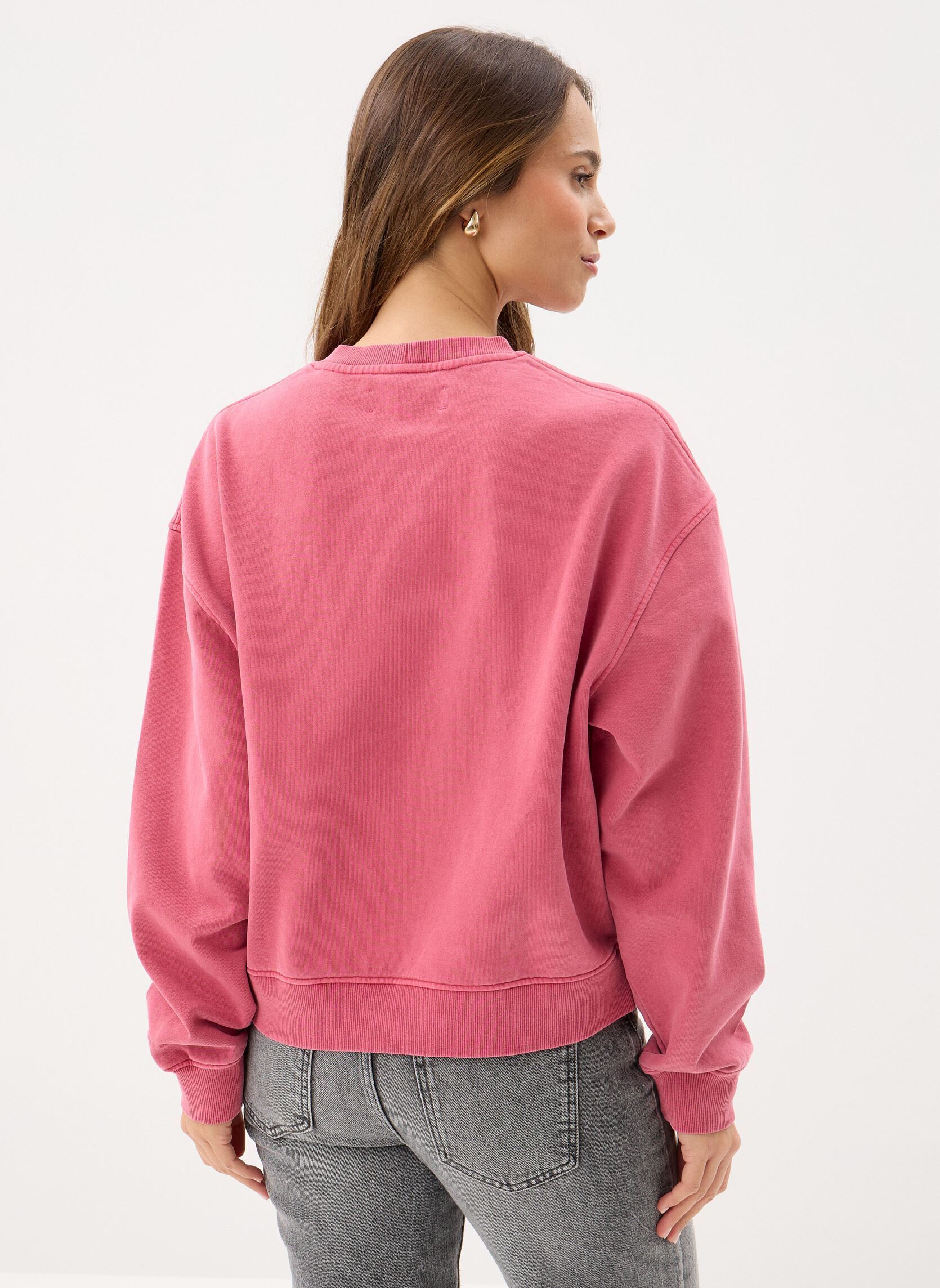 Sweater Savan sweat 15697 dames rood Samsoe Samsoe Sweater Savan sweat 15697 dames rood Earth Red Pigment