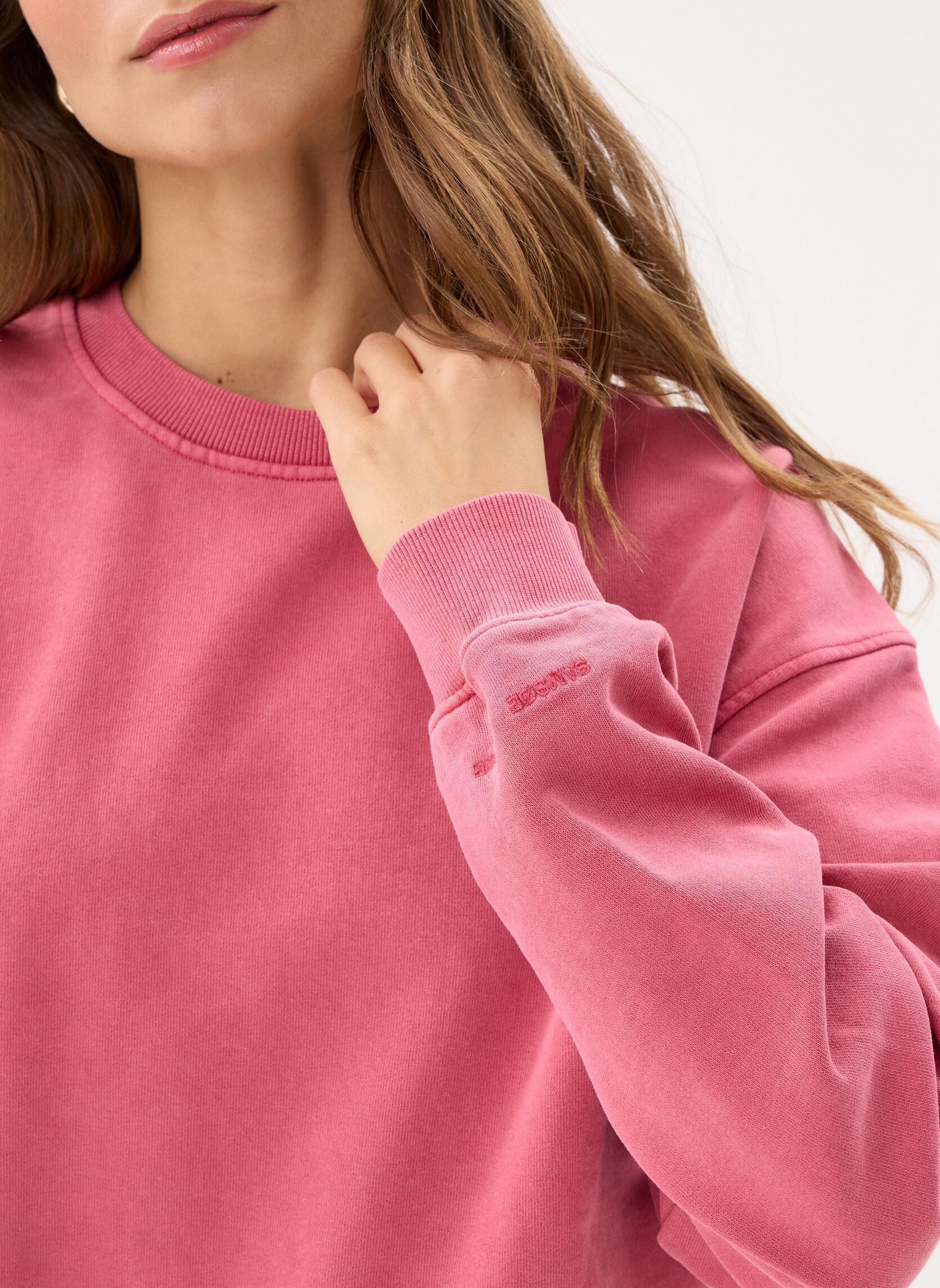 Sweater Savan sweat 15697 dames rood Samsoe Samsoe Sweater Savan sweat 15697 dames rood Earth Red Pigment