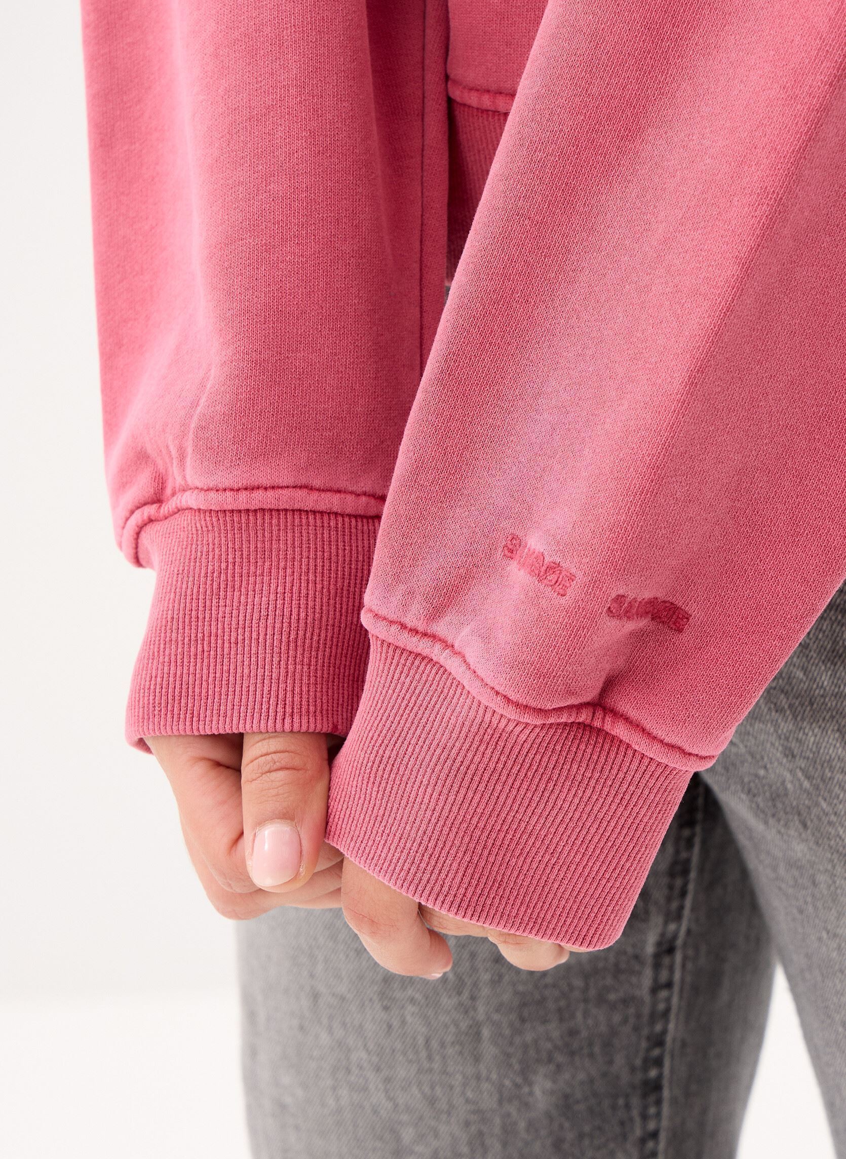 Sweater Savan sweat 15697 dames rood Samsoe Samsoe Sweater Savan sweat 15697 dames rood Earth Red Pigment