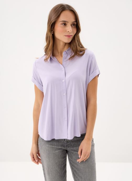 Samsoe Samsoe Korte mouw overhemden Majan ss shirt 9942 dames paars
