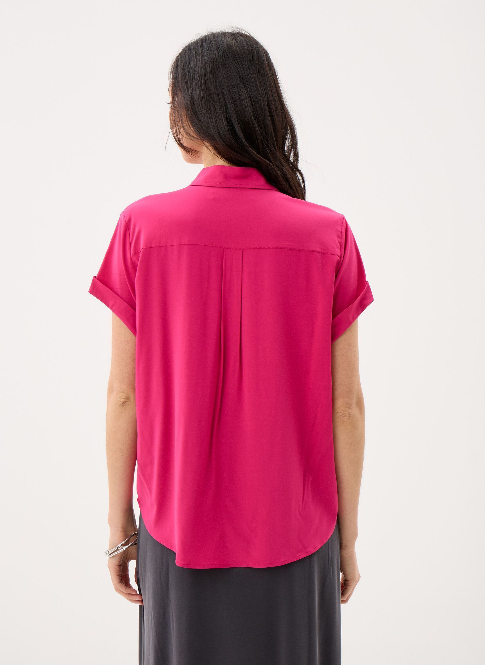 Chemises manches courtes Majan ss shirt 9942 femme rose Samsoe Samsoe Chemises manches courtes Majan ss shirt 9942 femme rose Cherries Jubilee