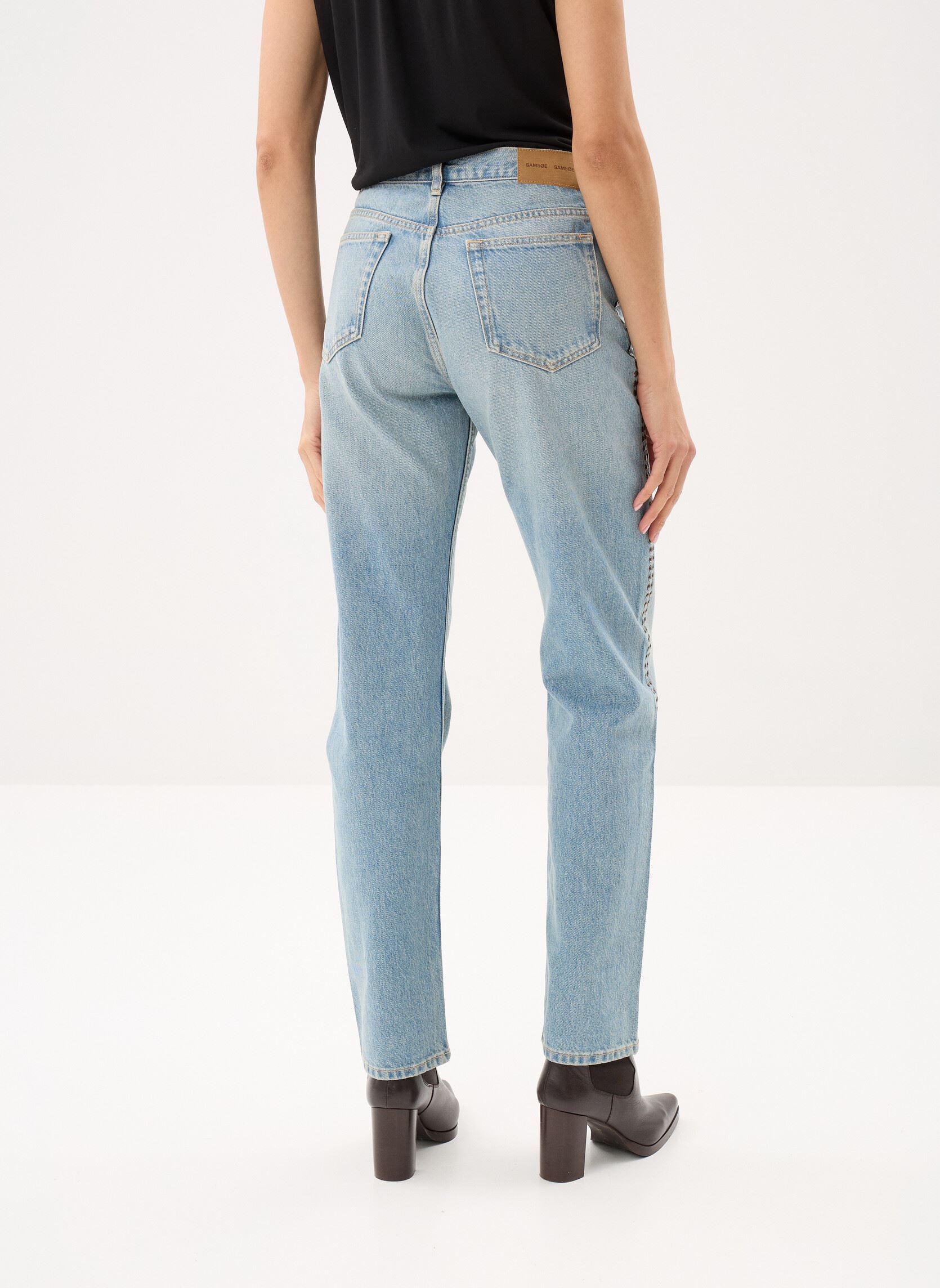 Jeans large Sasusan jeans 15769 femme bleu Samsoe Samsoe Jeans large Sasusan jeans 15769 femme bleu River