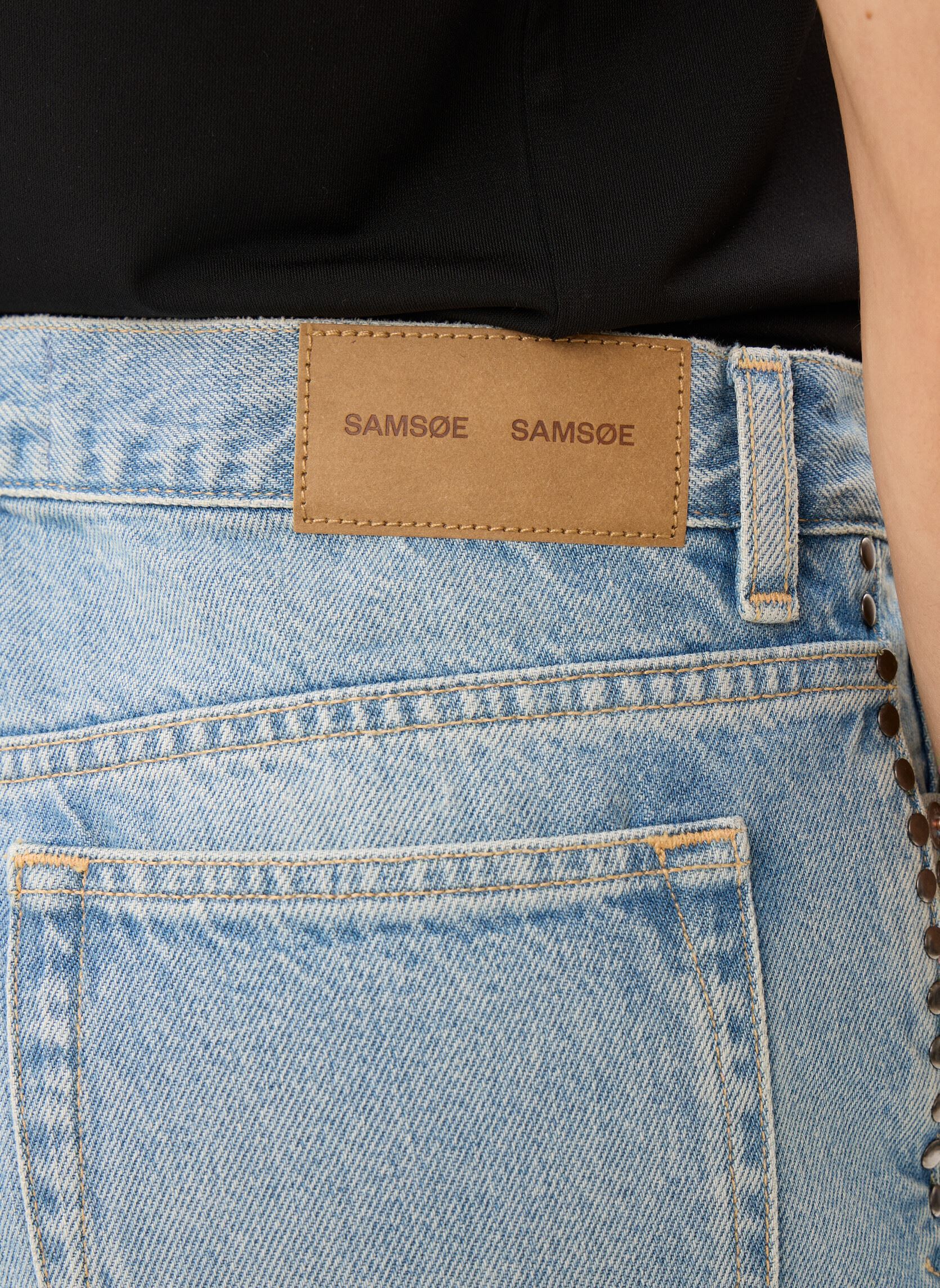 Jeans large Sasusan jeans 15769 femme bleu Samsoe Samsoe Jeans large Sasusan jeans 15769 femme bleu River