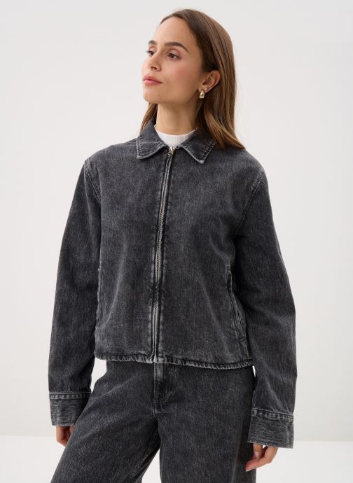 Samsoe Samsoe Vestes en jean Sanarinna zip jacket 15590 femme gris