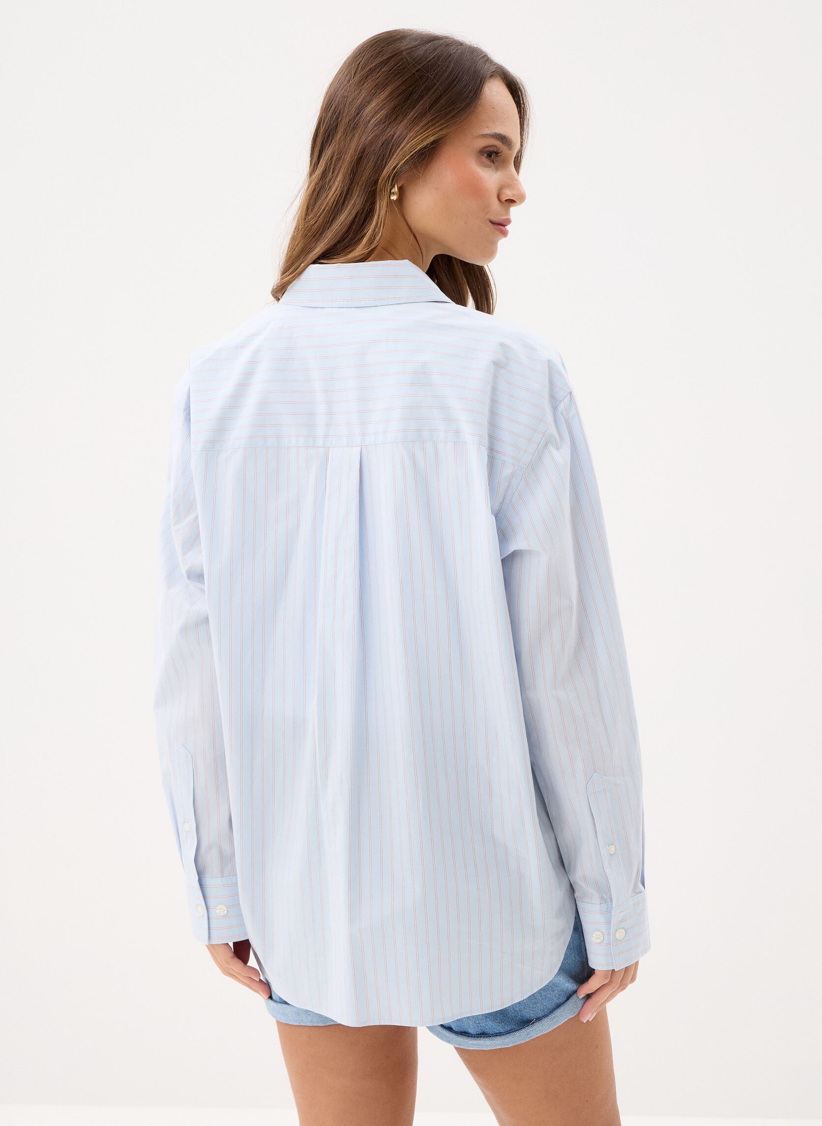 Chemises manches longues Salova pocket shirt 15756 femme bleu Samsoe Samsoe Chemises manches longues Salova pocket shirt 15756 femme bleu RUGBY BLUE ST.