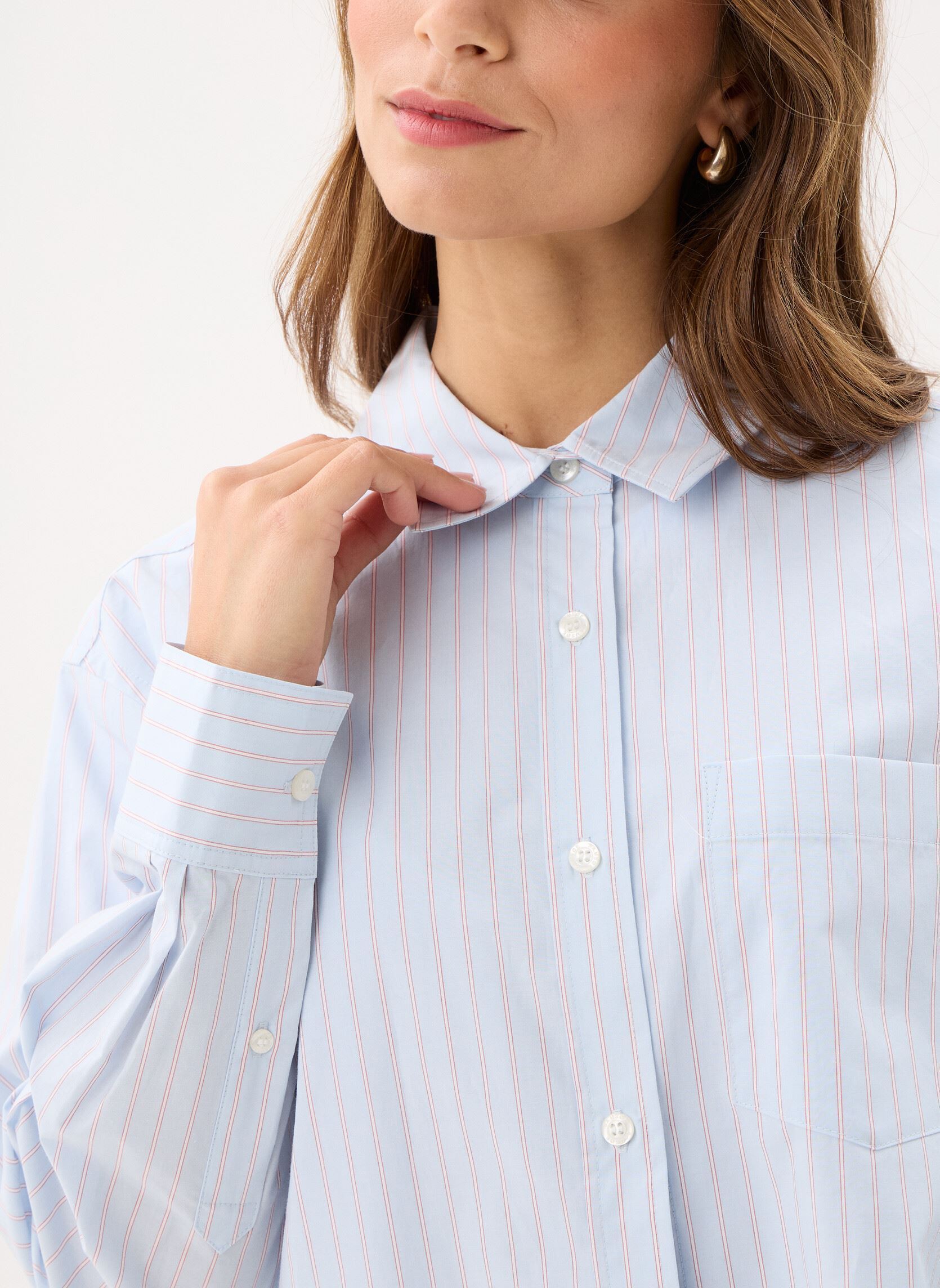 Chemises manches longues Salova pocket shirt 15756 femme bleu Samsoe Samsoe Chemises manches longues Salova pocket shirt 15756 femme bleu RUGBY BLUE ST.
