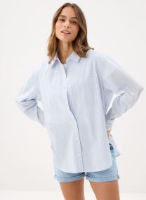 Chemises manches longues Salova pocket shirt 15756 femme bleu Samsoe Samsoe Chemises manches longues Salova pocket shirt 15756 femme bleu RUGBY BLUE ST.