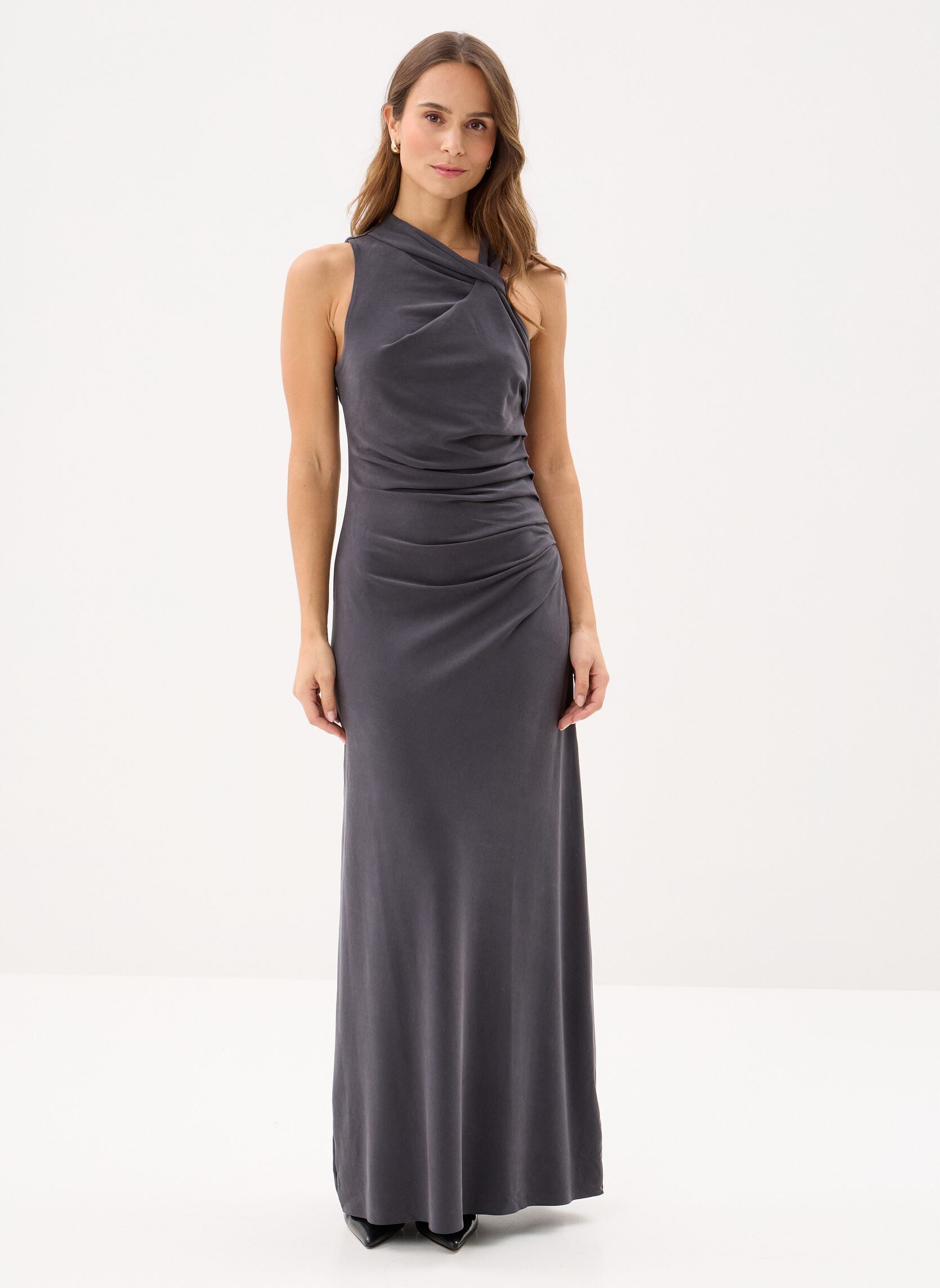 Robes longues Sasusy dress 15641 femme noir Samsoe Samsoe Robes longues Sasusy dress 15641 femme noir Black