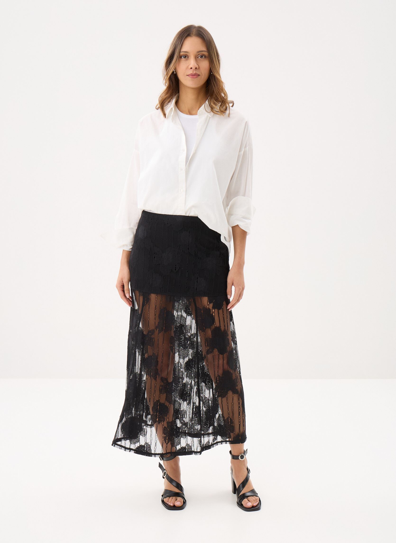 Lange Röcke Salumi skirt 15834 damen schwarz Samsoe Samsoe Lange Röcke Salumi skirt 15834 damen schwarz Black