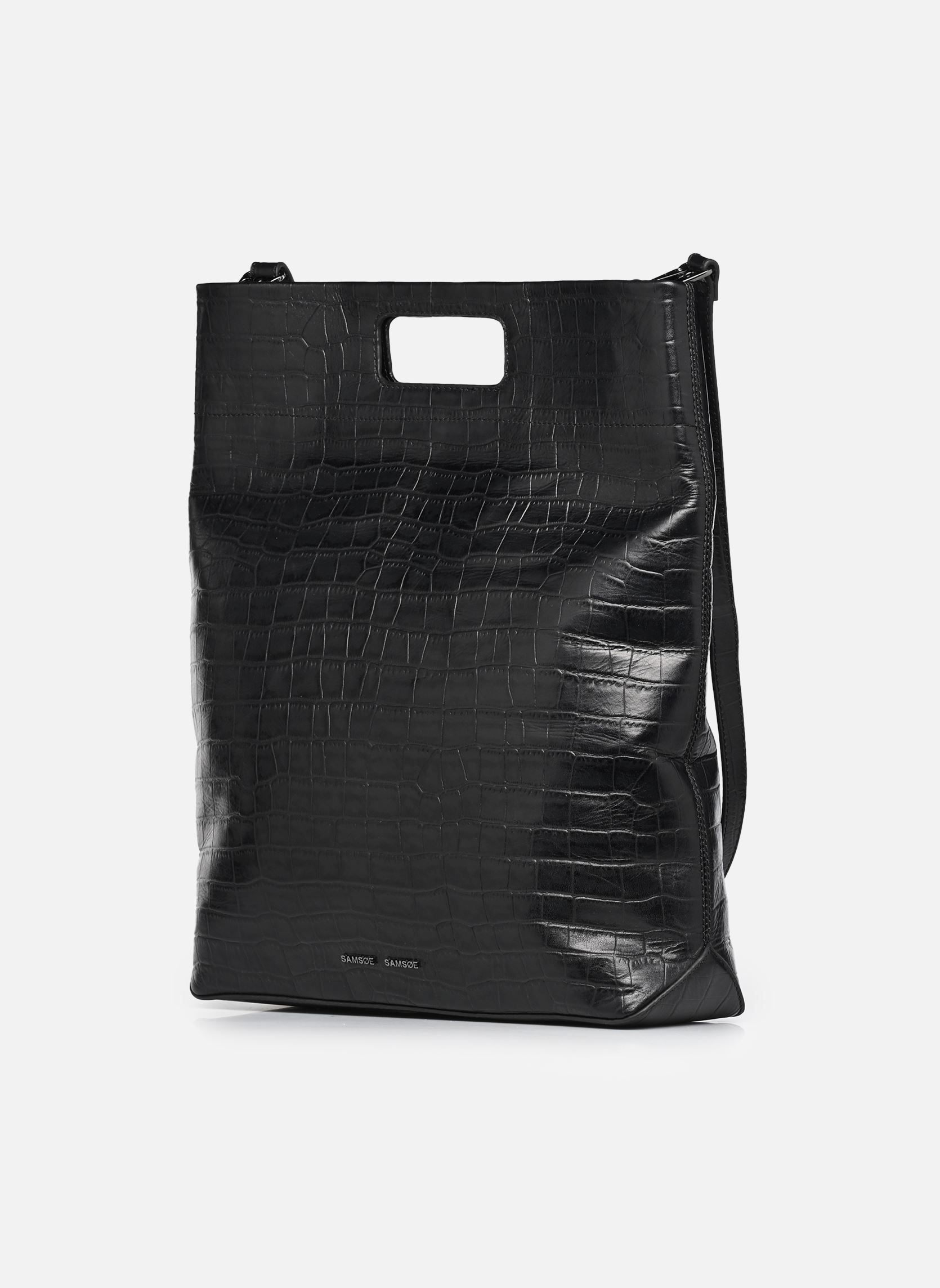 Handtassen Sajennie tote bag 15854 dames zwart Samsoe Samsoe Handtassen Sajennie tote bag 15854 dames zwart Black