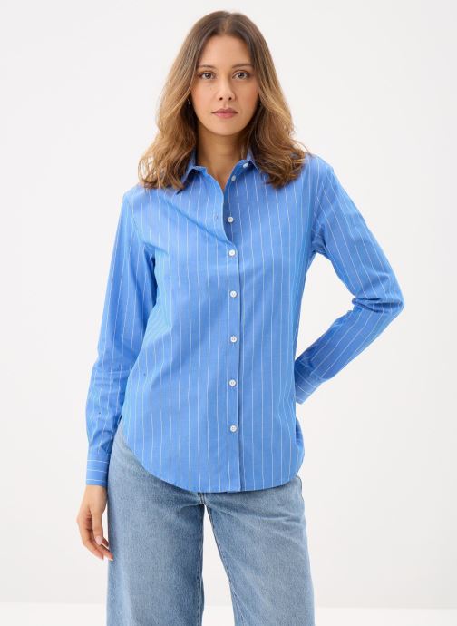 Samsoe Samsoe Lange mouw overhemden Samadisoni shirt 13072 dames blauw