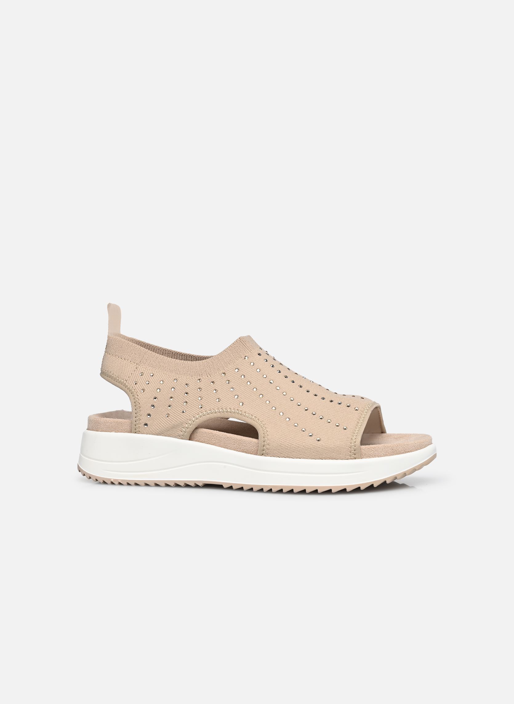 Keil- und Plateausandalen 9-28706-42 damen beige Caprice Keil- und Plateausandalen 9-28706-42 damen beige SAND KNIT