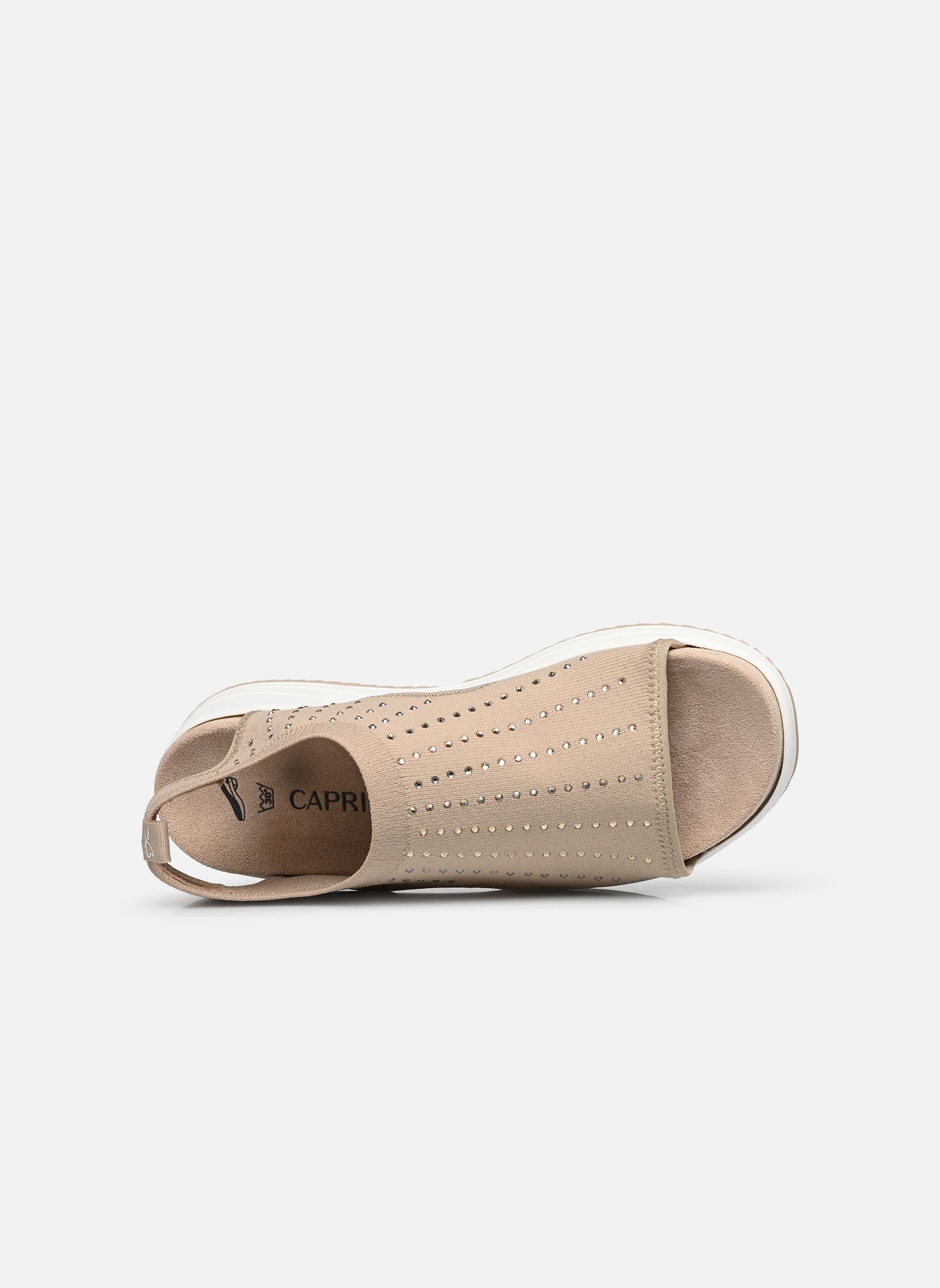 Keil- und Plateausandalen 9-28706-42 damen beige Caprice Keil- und Plateausandalen 9-28706-42 damen beige SAND KNIT
