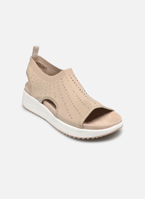 Caprice Keil- und Plateausandalen 9-28706-42 damen beige