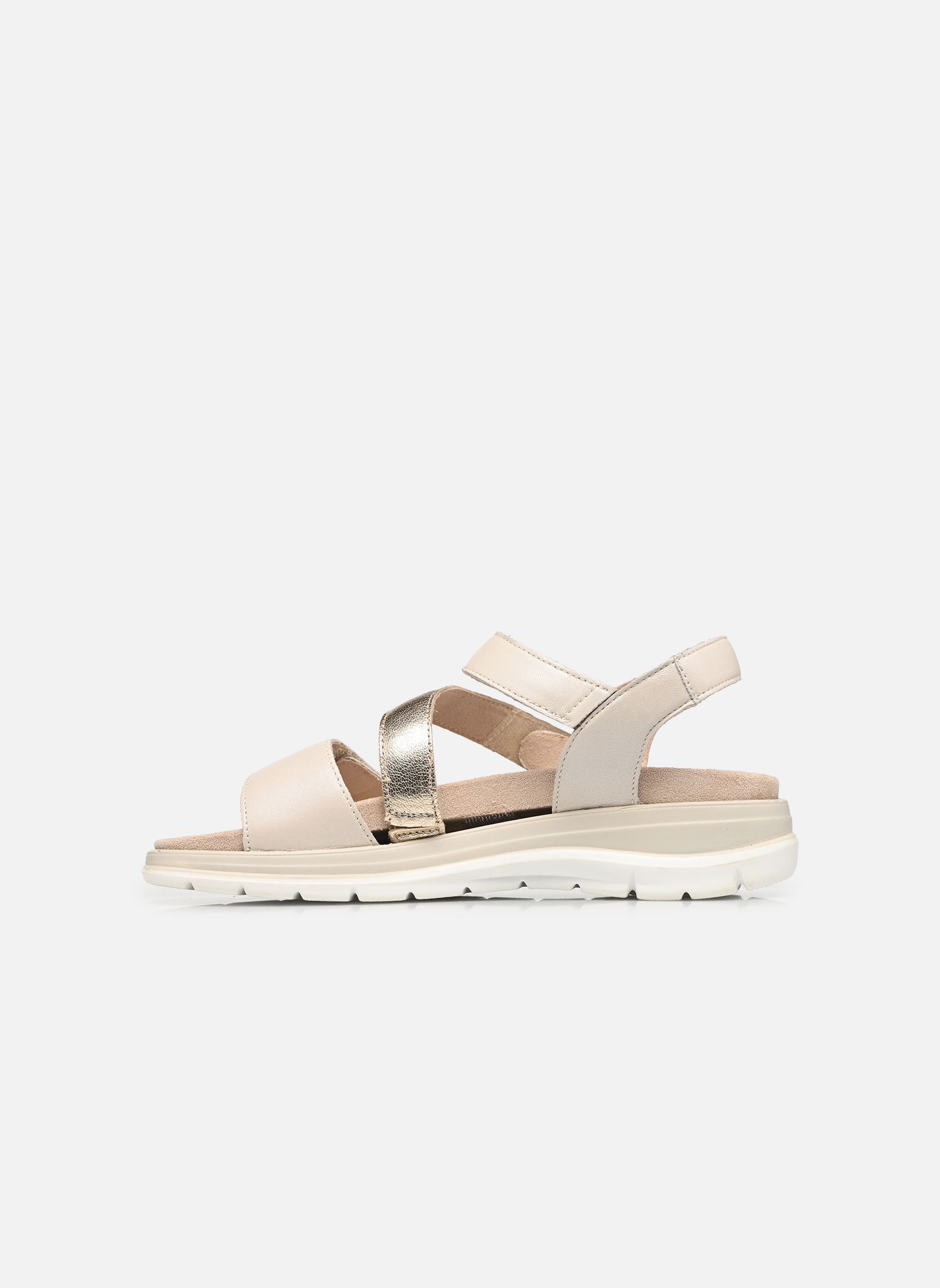 Sandales compensées et plateformes 9-28716-44 femme blanc Caprice Sandales compensées et plateformes 9-28716-44 femme blanc OFFWH/LT GOLD