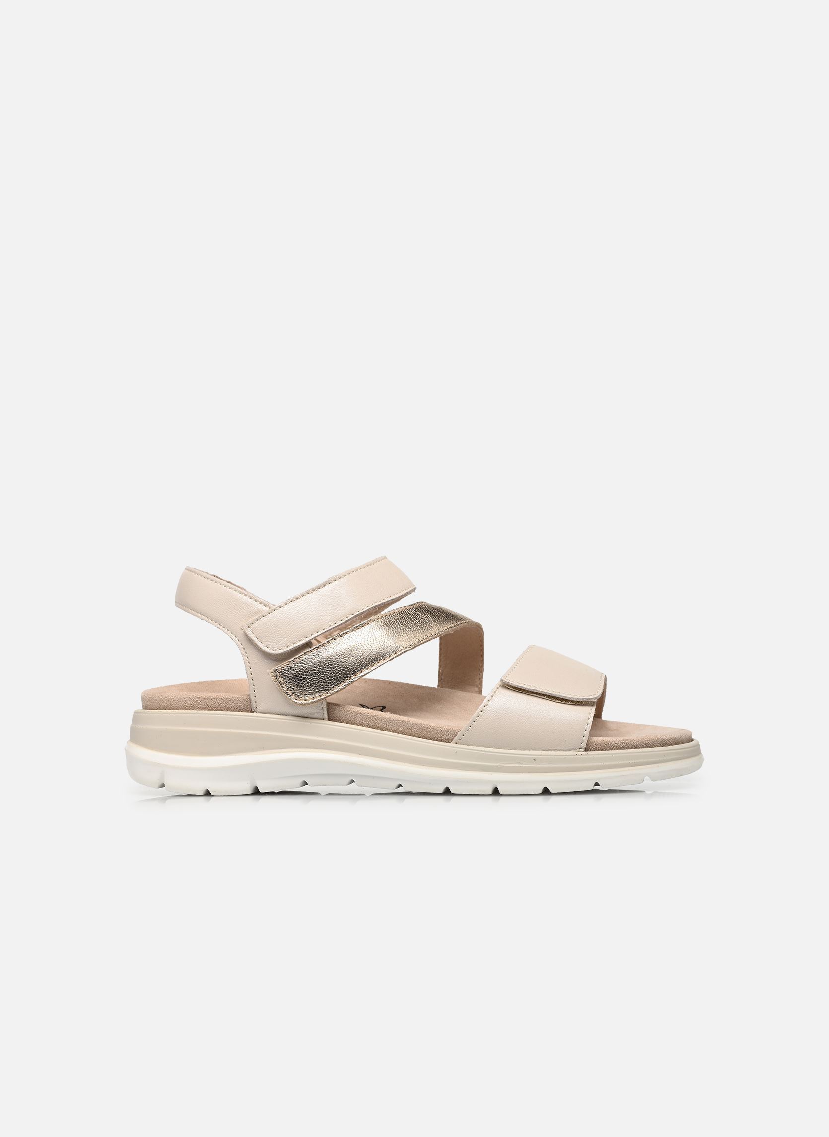Sandales compensées et plateformes 9-28716-44 femme blanc Caprice Sandales compensées et plateformes 9-28716-44 femme blanc OFFWH/LT GOLD