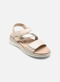 Sandales compensées et plateformes 9-28716-44 femme blanc Caprice Sandales compensées et plateformes 9-28716-44 femme blanc OFFWH/LT GOLD
