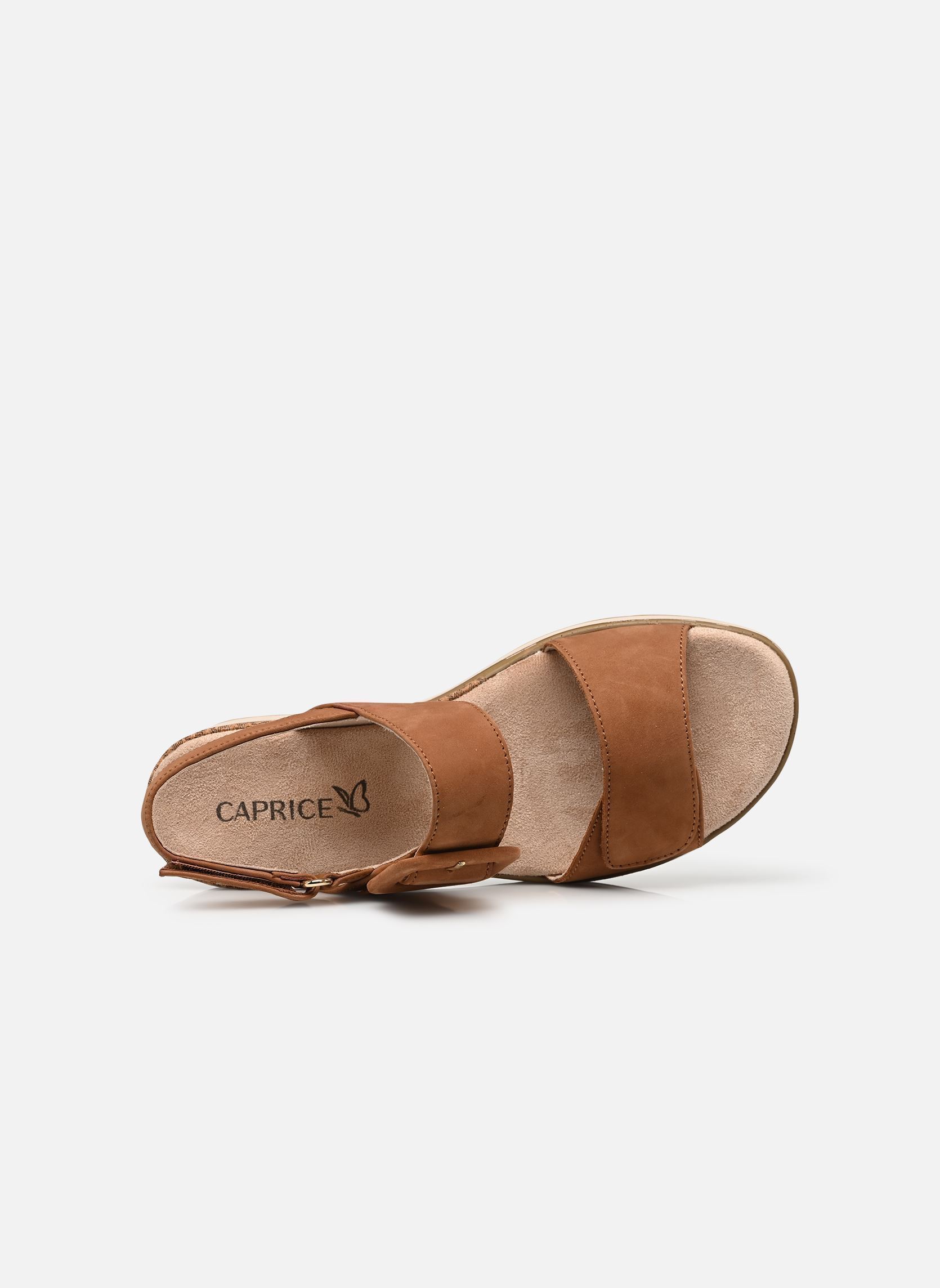Keil- und Plateausandalen 9-28753-42 damen braun Caprice Keil- und Plateausandalen 9-28753-42 damen braun COGNAC NUBUC