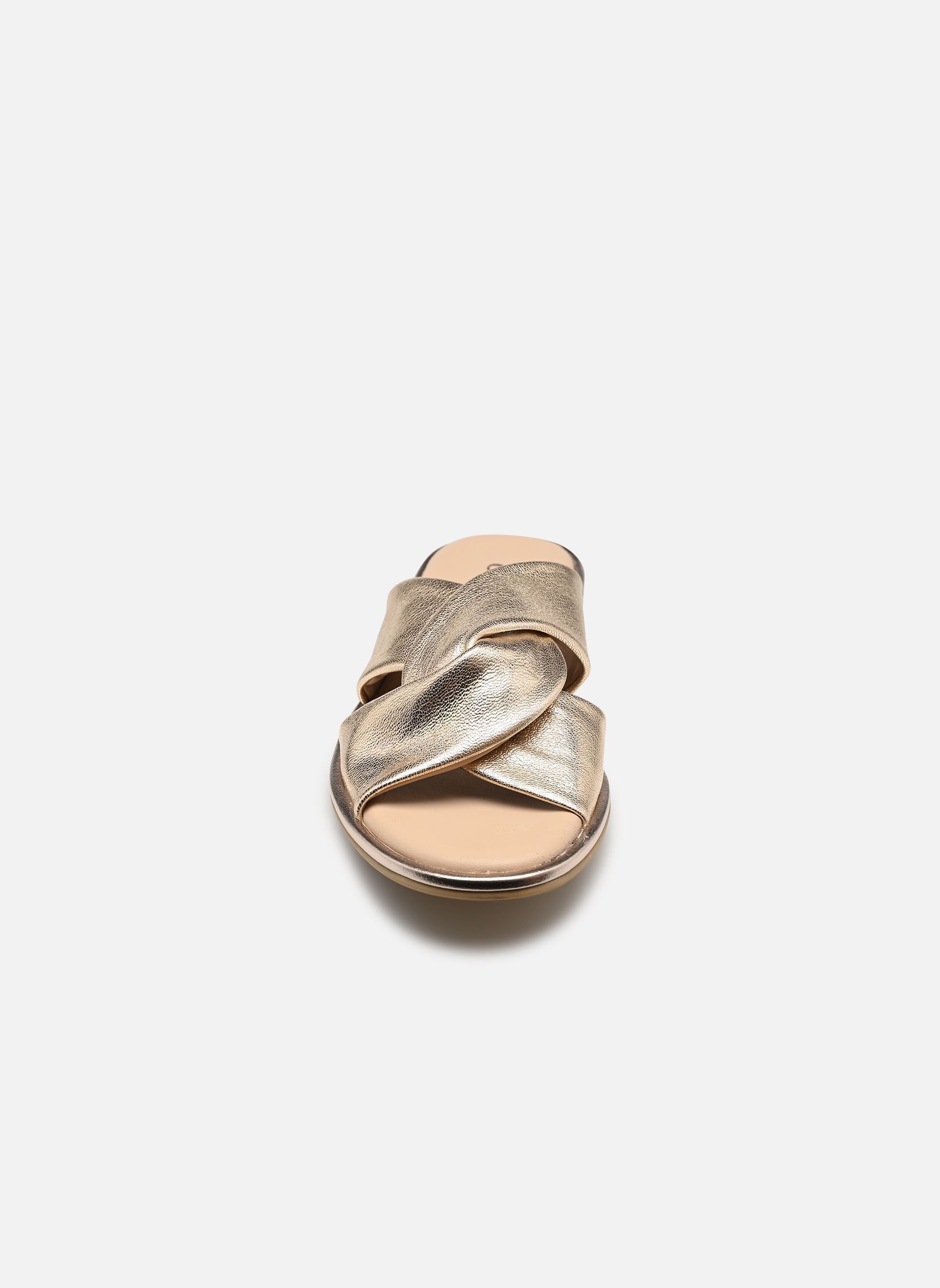Pantoletten und Clogs 9-27100-42 damen gold und bronze Caprice Pantoletten und Clogs 9-27100-42 damen gold und bronze PLATIN METAL.
