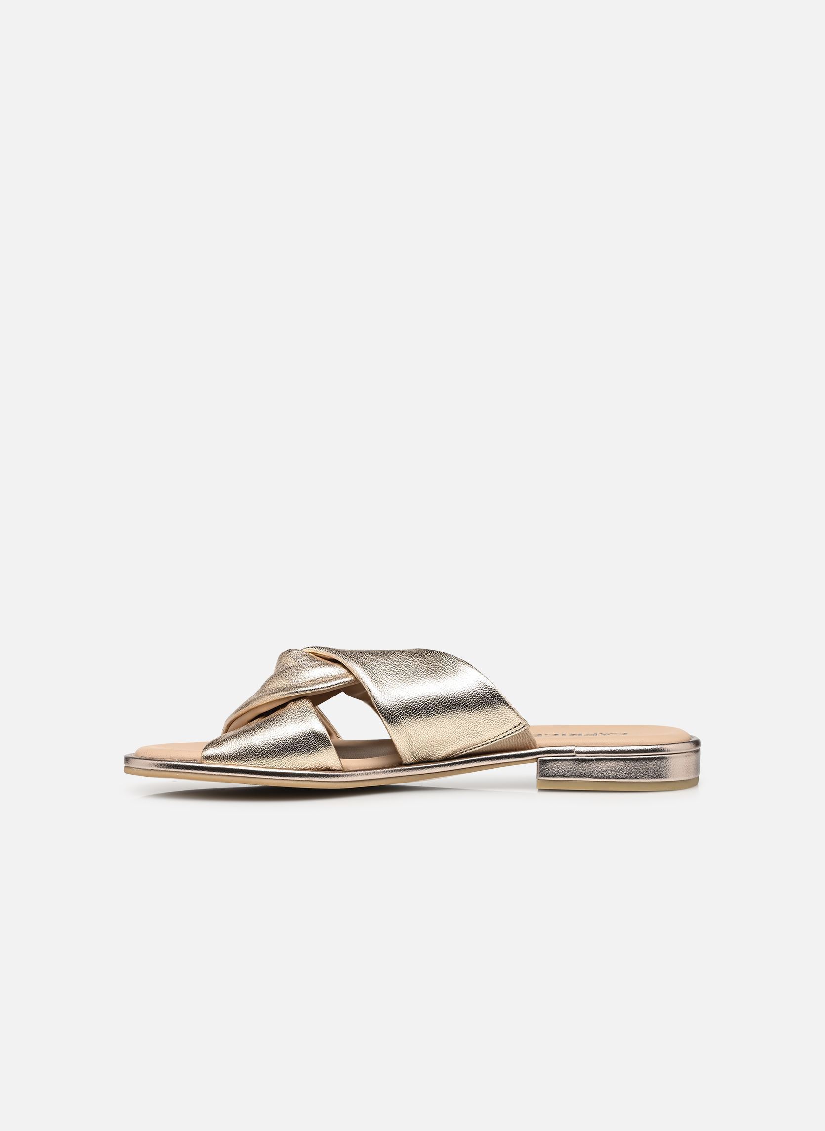 Pantoletten und Clogs 9-27100-42 damen gold und bronze Caprice Pantoletten und Clogs 9-27100-42 damen gold und bronze PLATIN METAL.