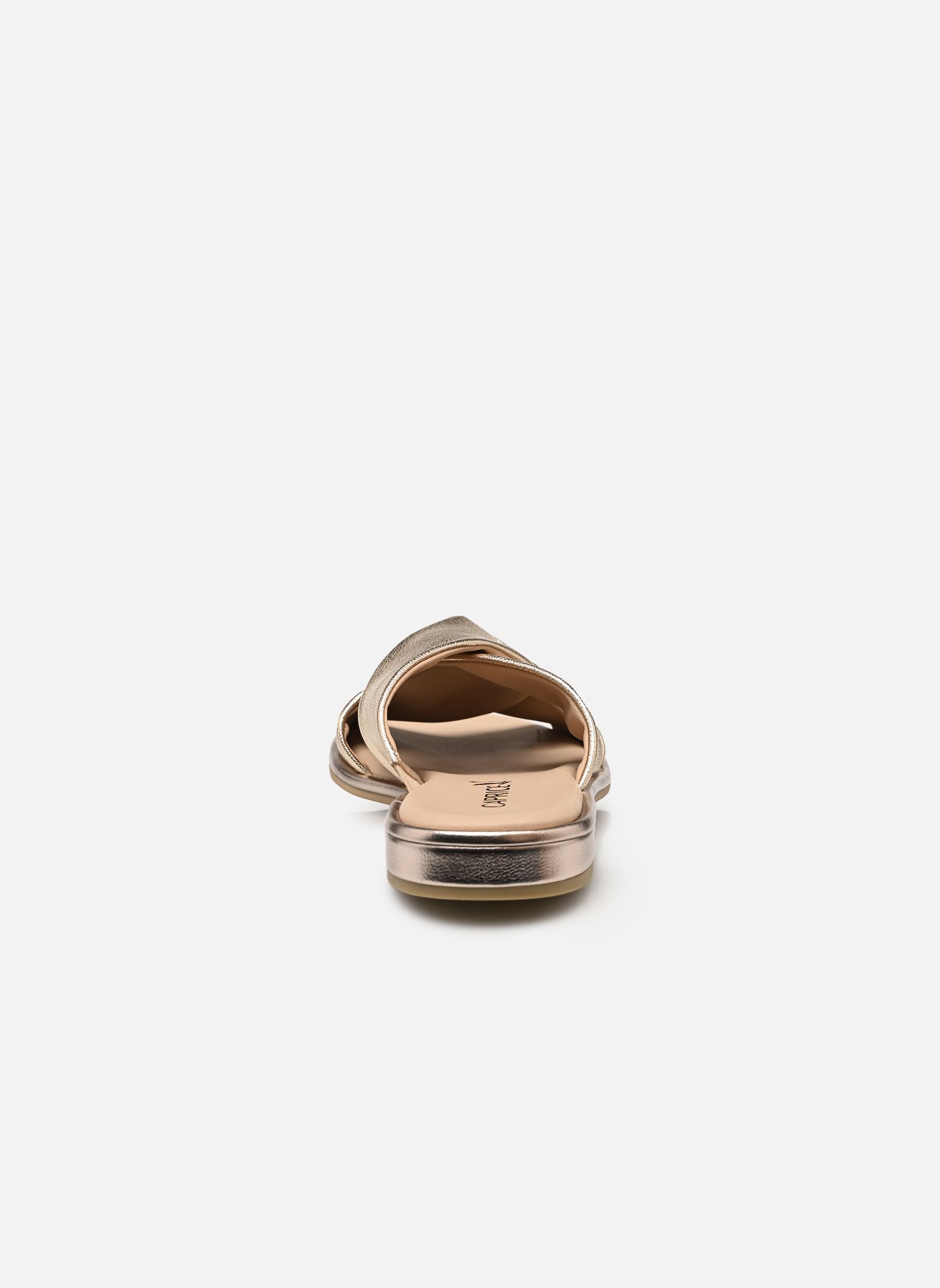 Pantoletten und Clogs 9-27100-42 damen gold und bronze Caprice Pantoletten und Clogs 9-27100-42 damen gold und bronze PLATIN METAL.